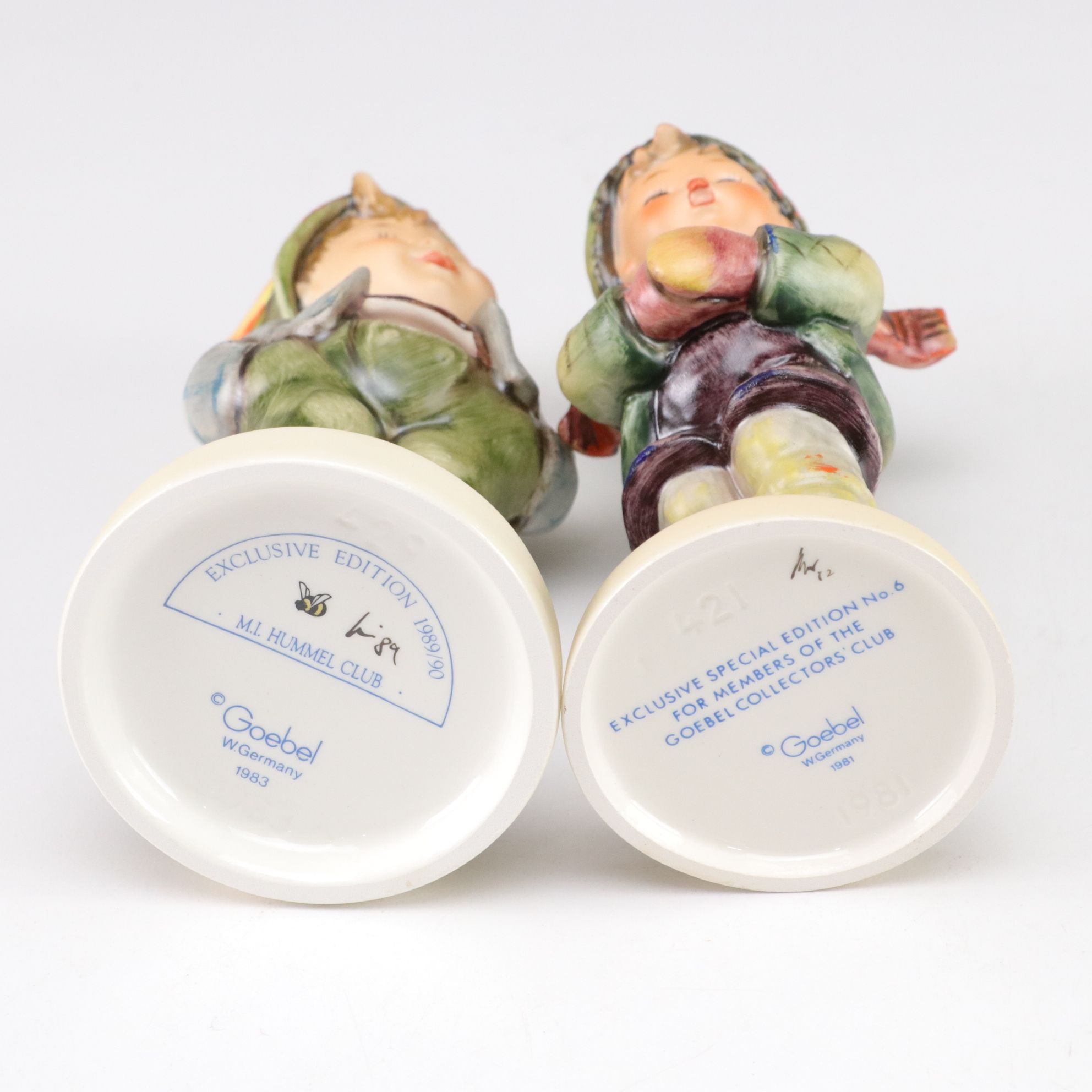 Goebel Collector's Club "Coffee Break" and More Hummel Porcelain Figurines
