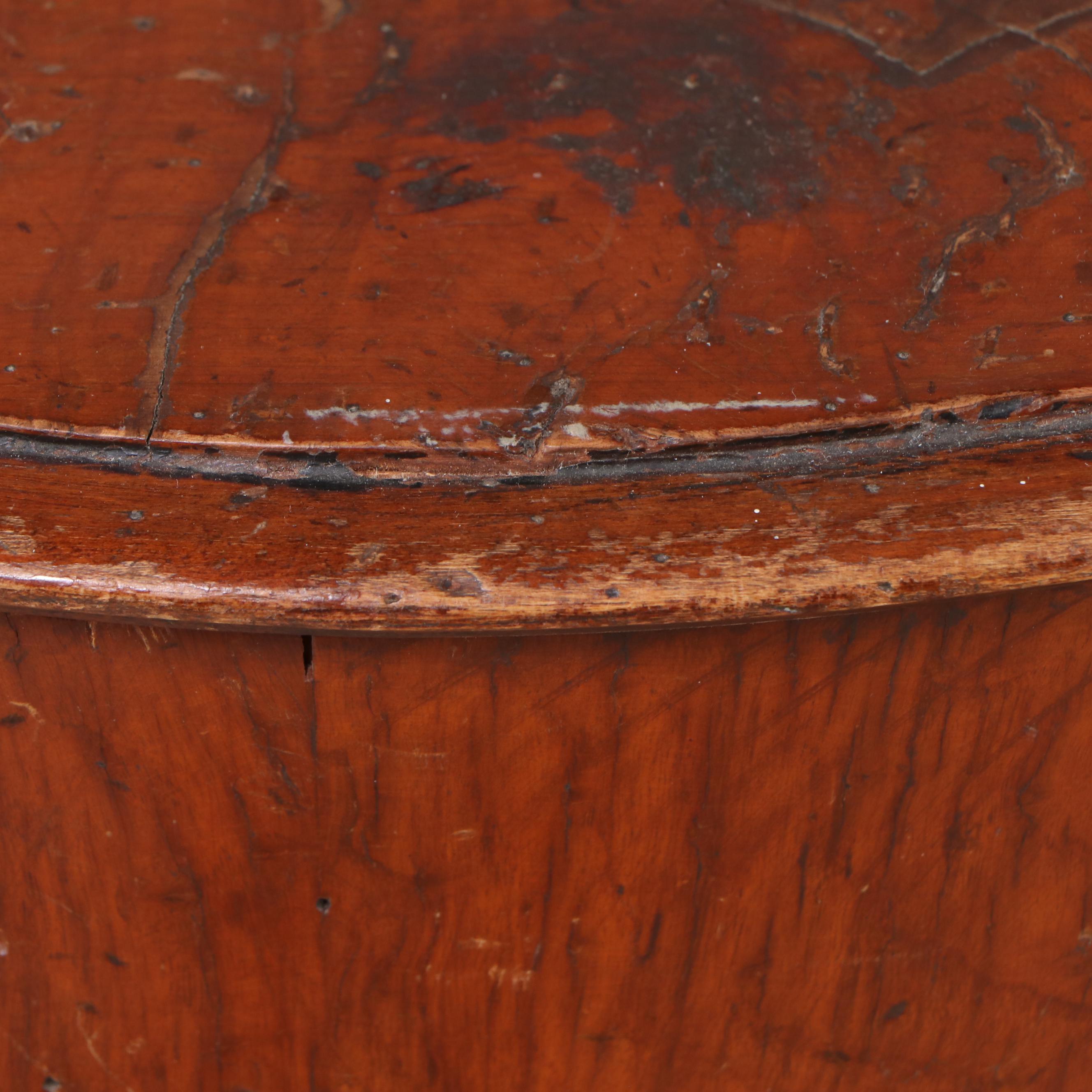 Dutch Baroque Style Burled Wood Bombe Chest