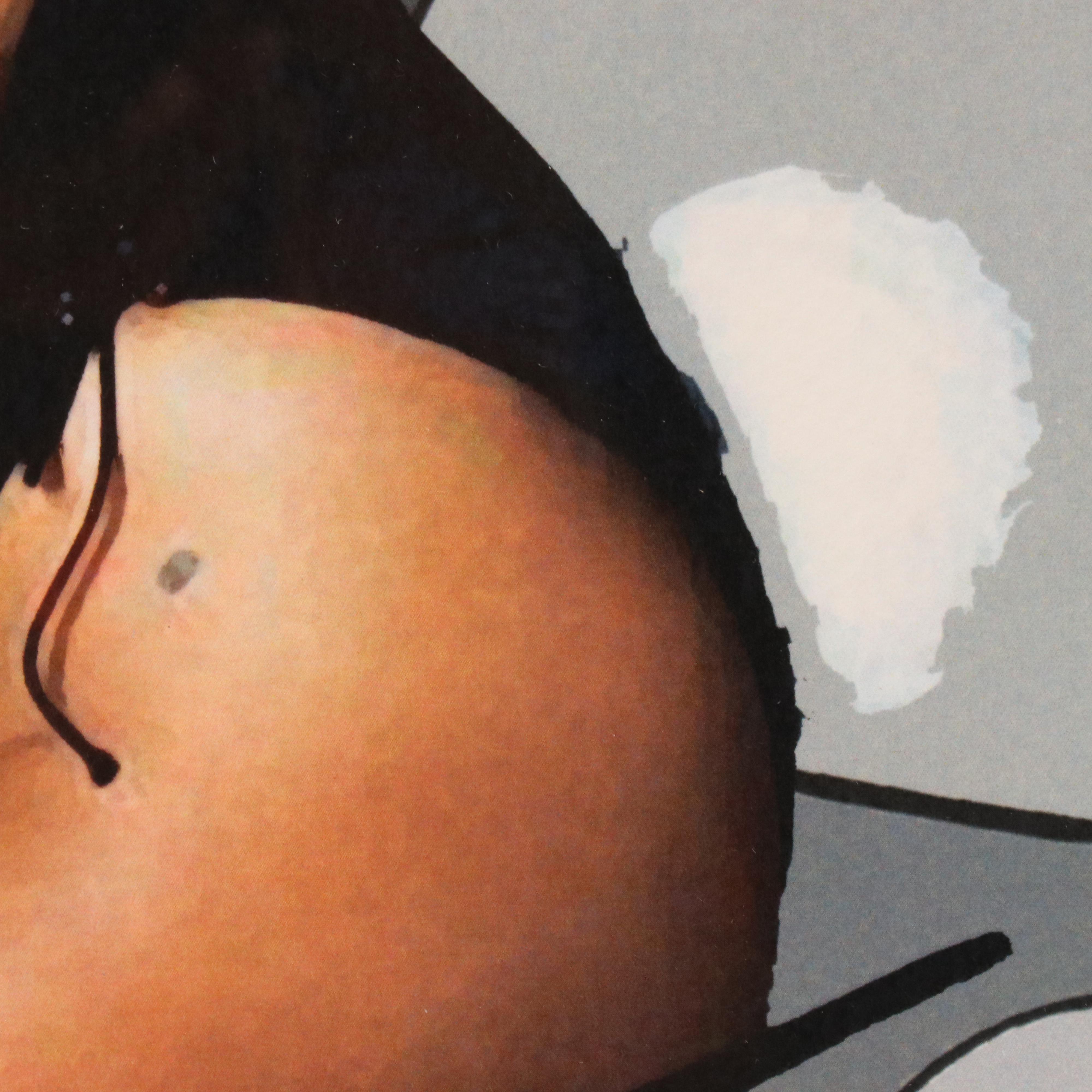 Death NYC Pop Art Digital Print of Kate Moss x Playboy, 2020