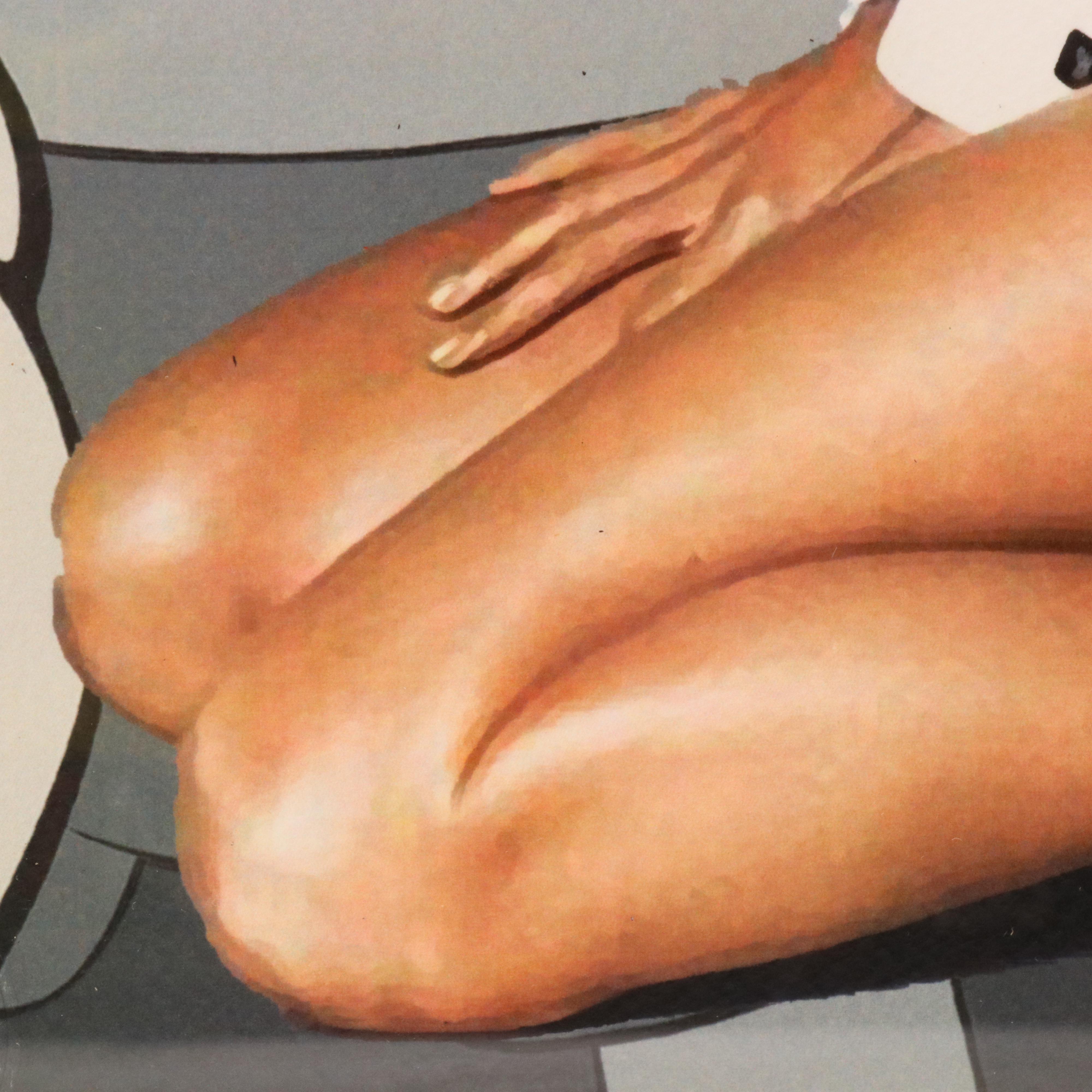 Death NYC Pop Art Digital Print of Kate Moss x Playboy, 2020