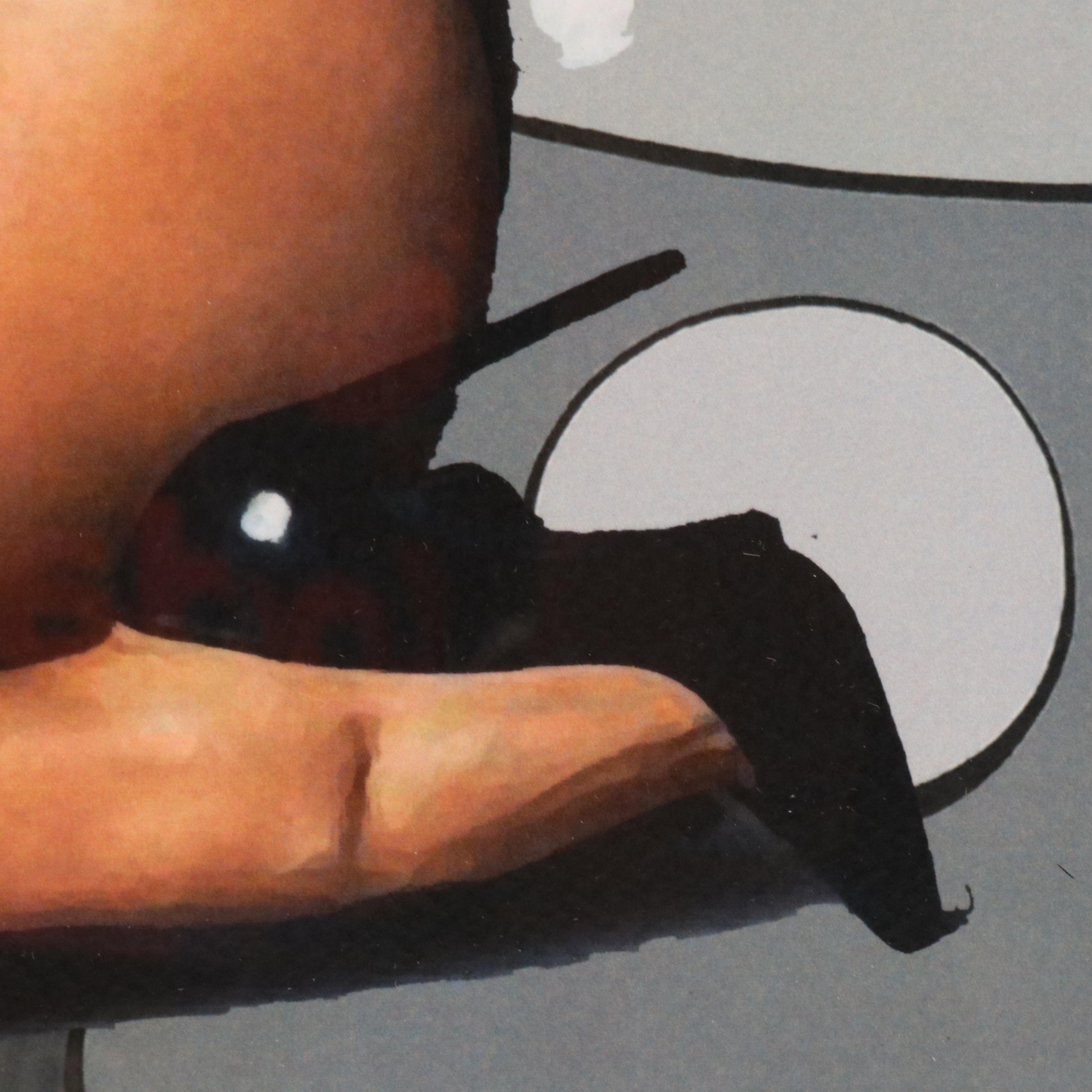 Death NYC Pop Art Digital Print of Kate Moss x Playboy, 2020