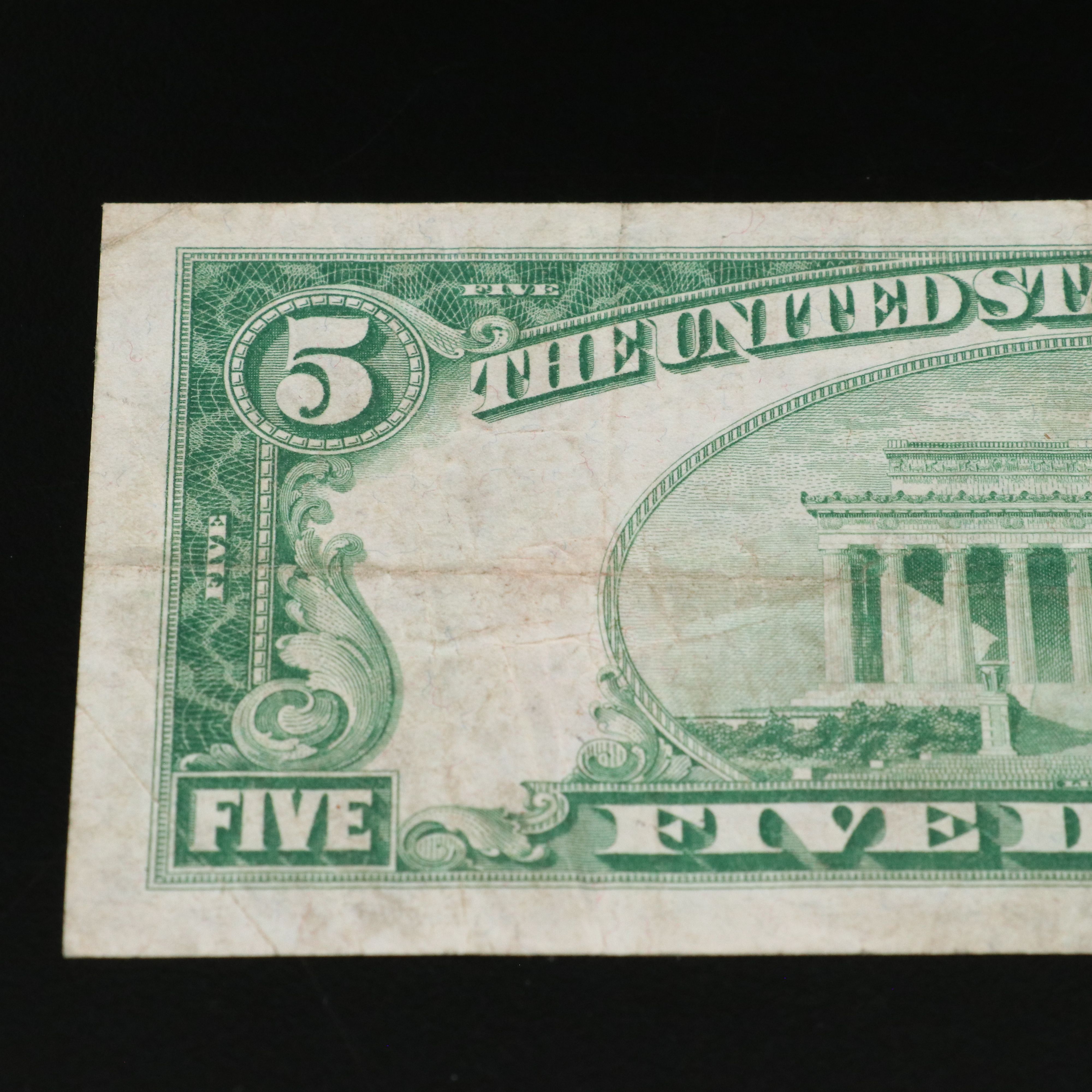 1929 Five Dollar National Bank Note from the American National Bank of Denver