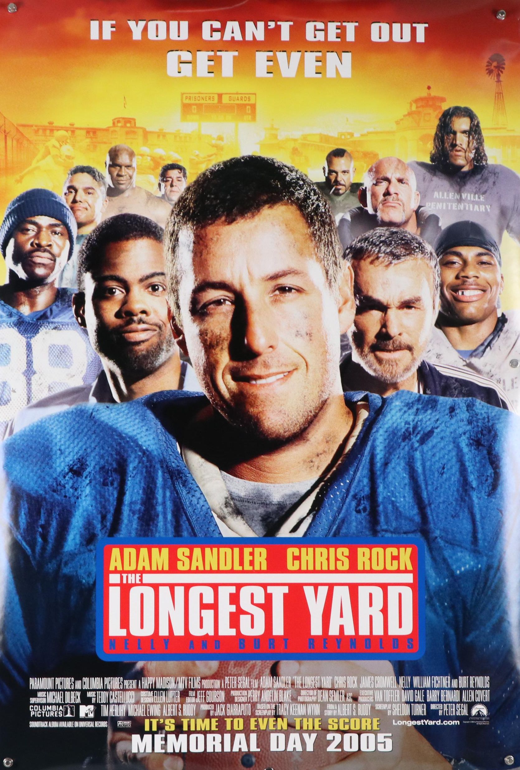 "The Longest Yard" Offset Lithograph Movie Poster, 21st Century