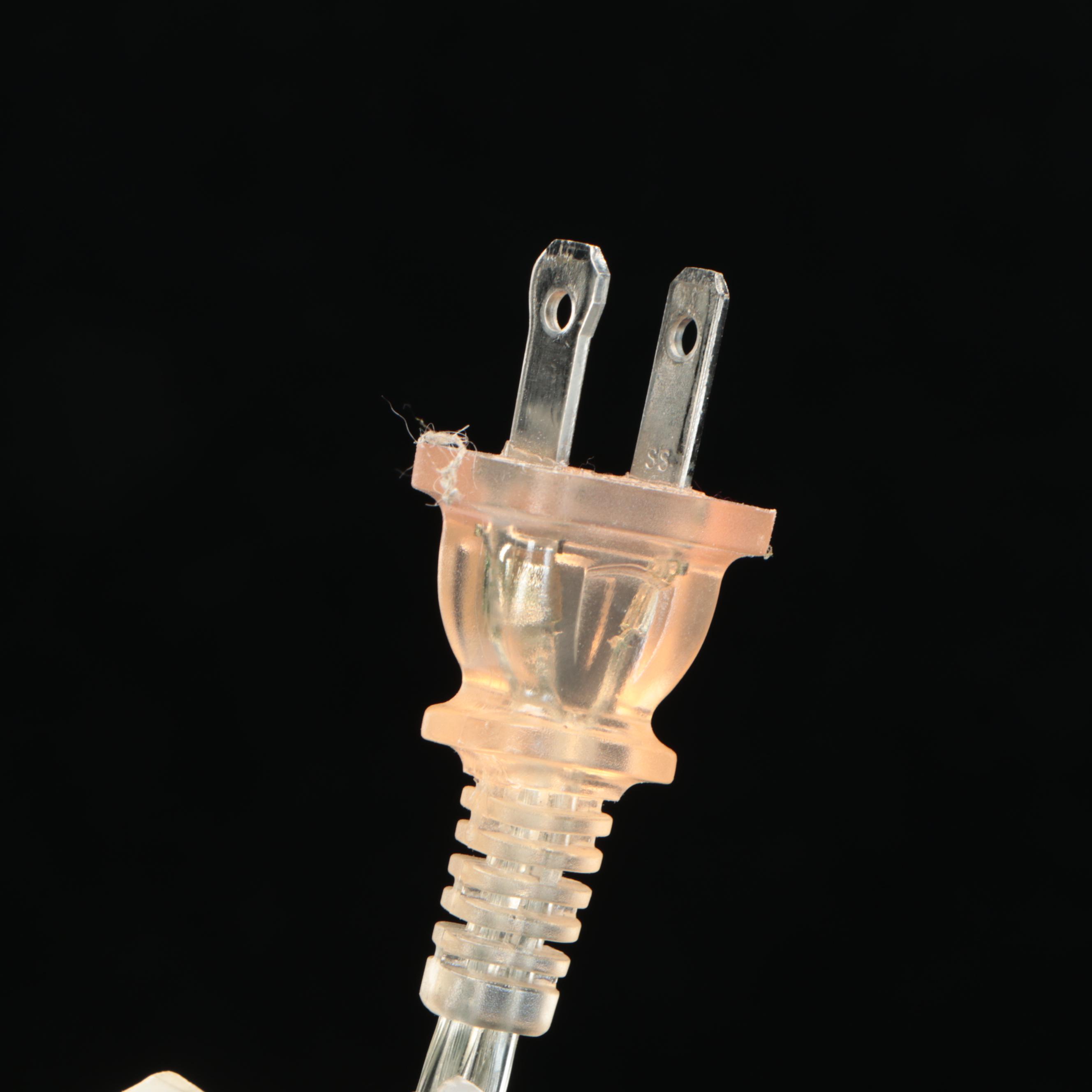 DesZign Inc. Deco Wave Pink Acrylic Table Lamp in the Style of Paolo Gucci