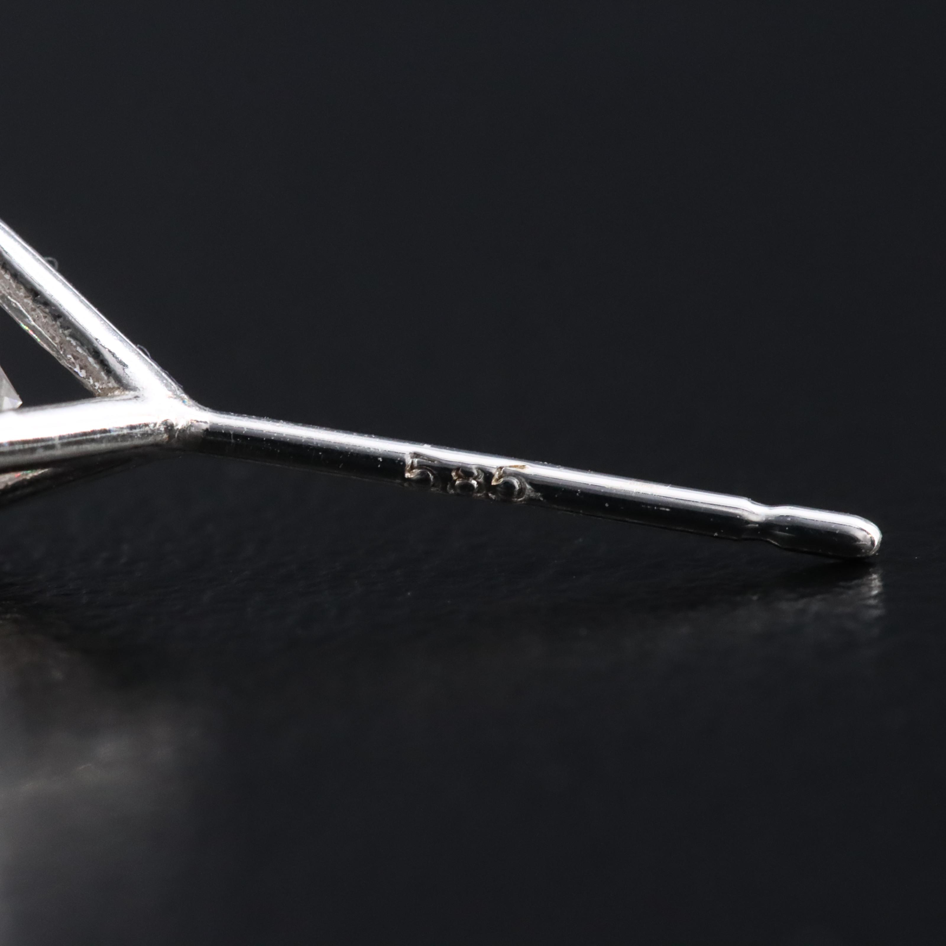 14K 1.86 CTW Lab Grown Diamond Martini Solitaire Earrings