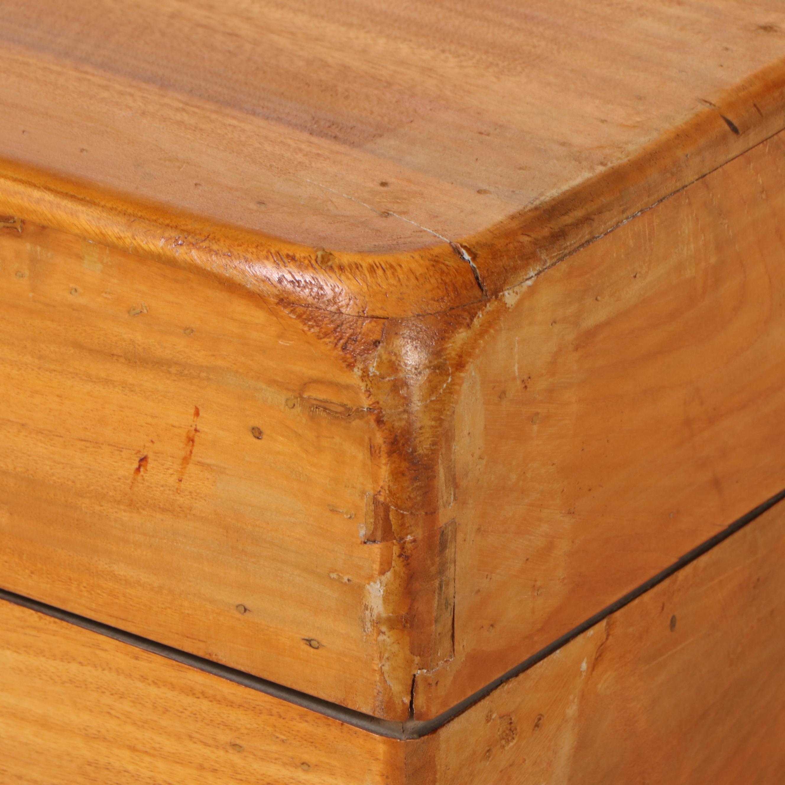 Chinese Style Camphor Wood Chest on Stand