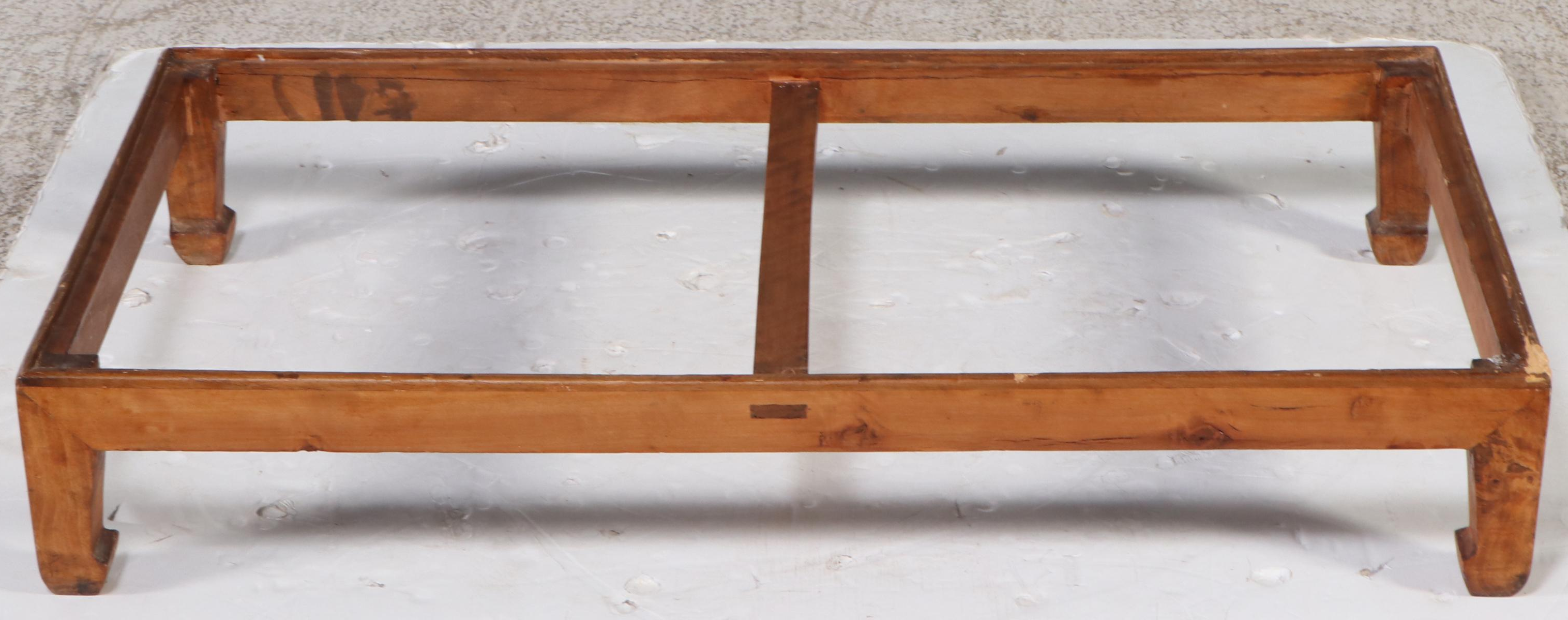Chinese Style Camphor Wood Chest on Stand