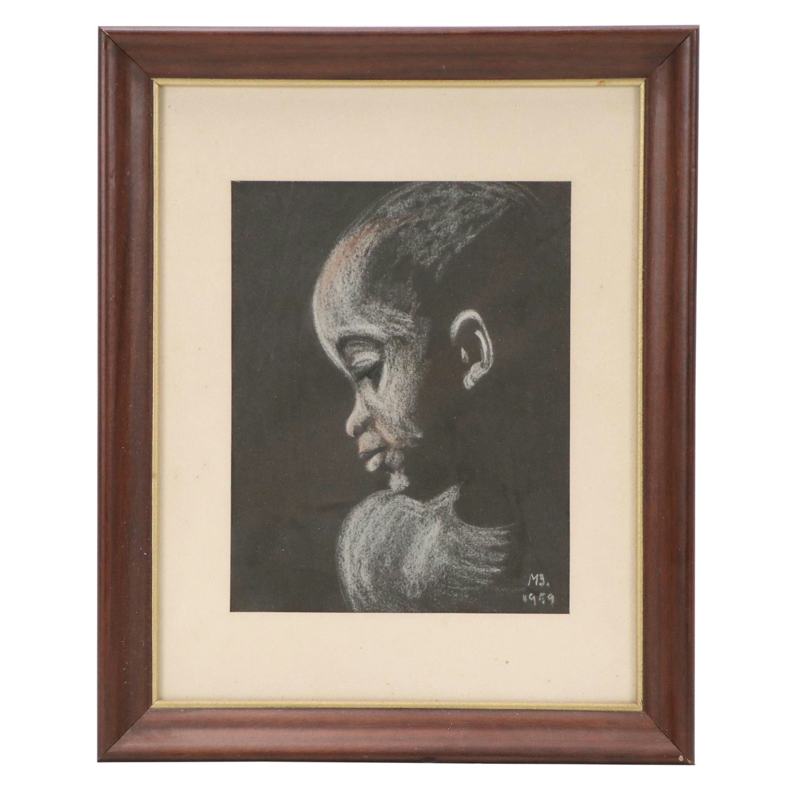 Pastel Portrait of a Child, 1959