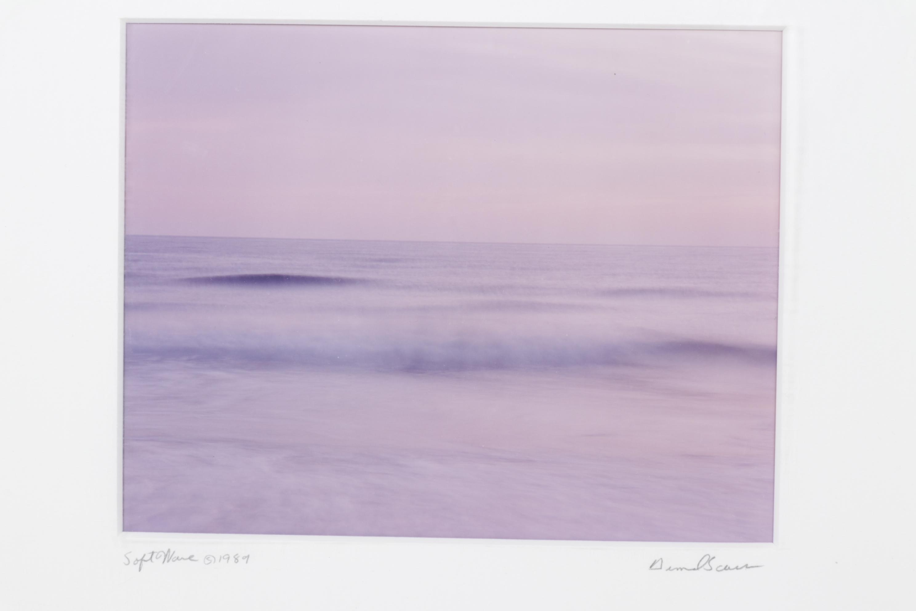 D.S. "Soft Wave" Purple Tinted and Blurred Photograph, 1989
