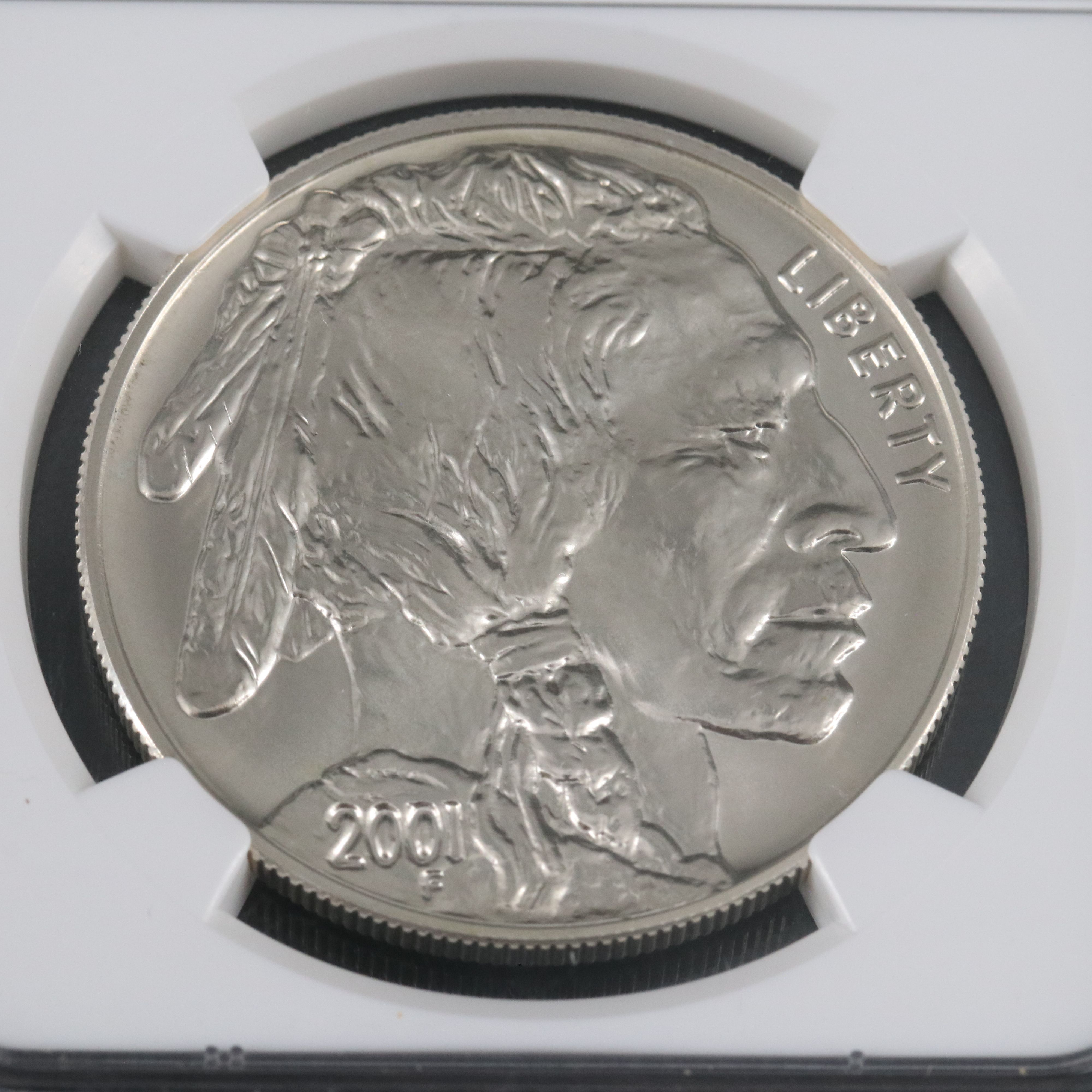 NGC MS69 2001-D Buffalo Commemorative Silver Dollar