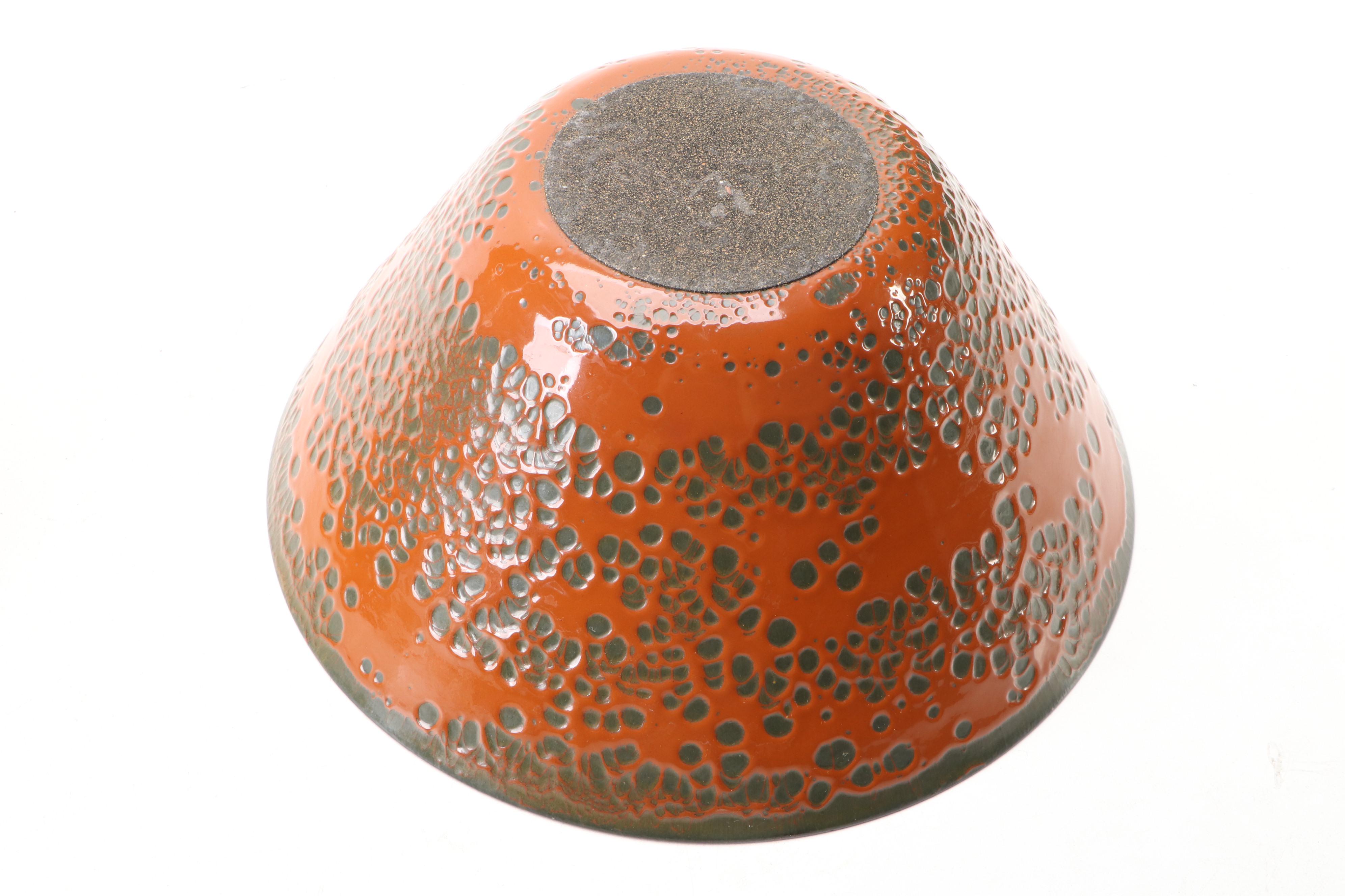 Hanova Enamel Centerpiece Bowl with Collection of Hammered Copper Décor