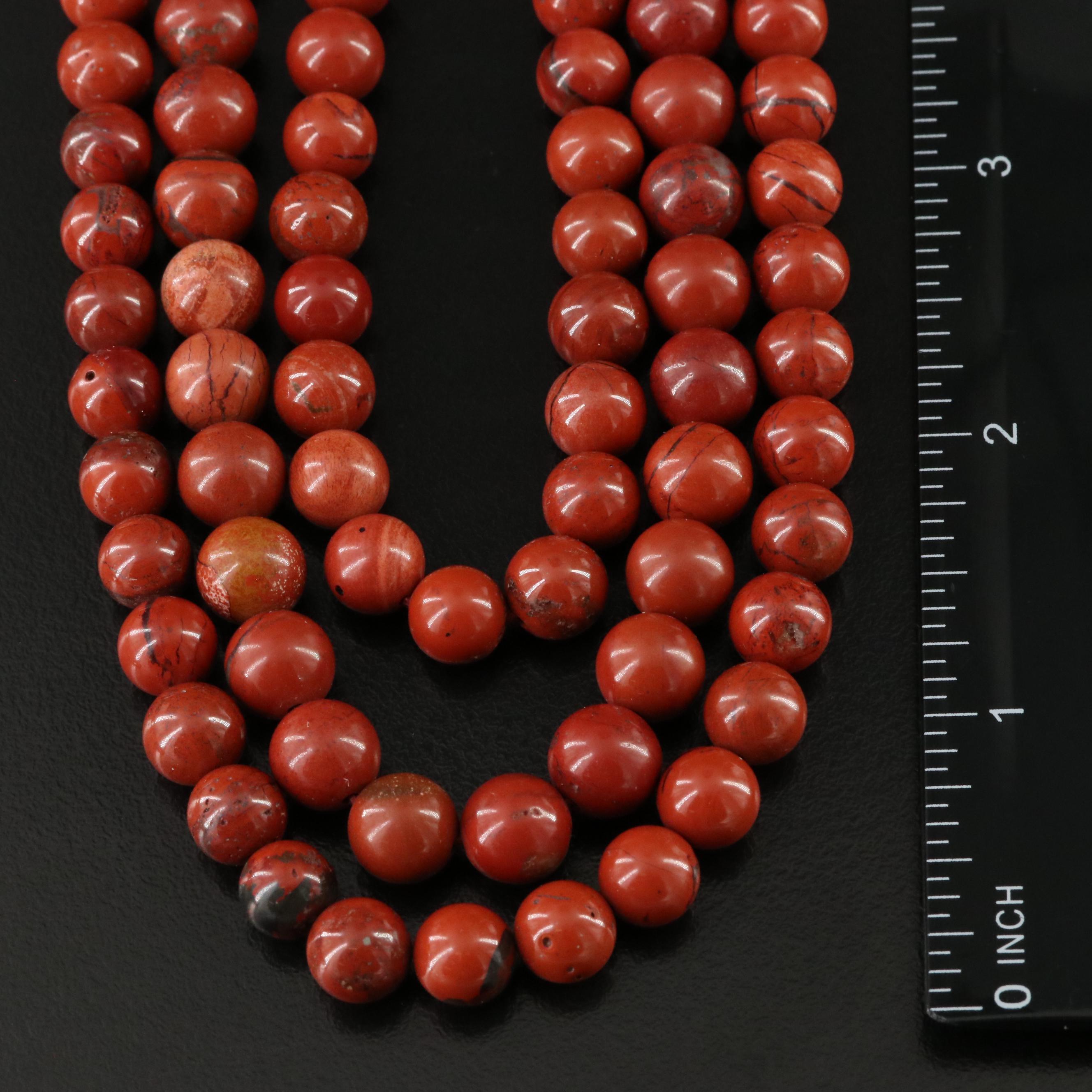 Jasper, Rhodochrosite and Turquoise Featured in Necklace Collection