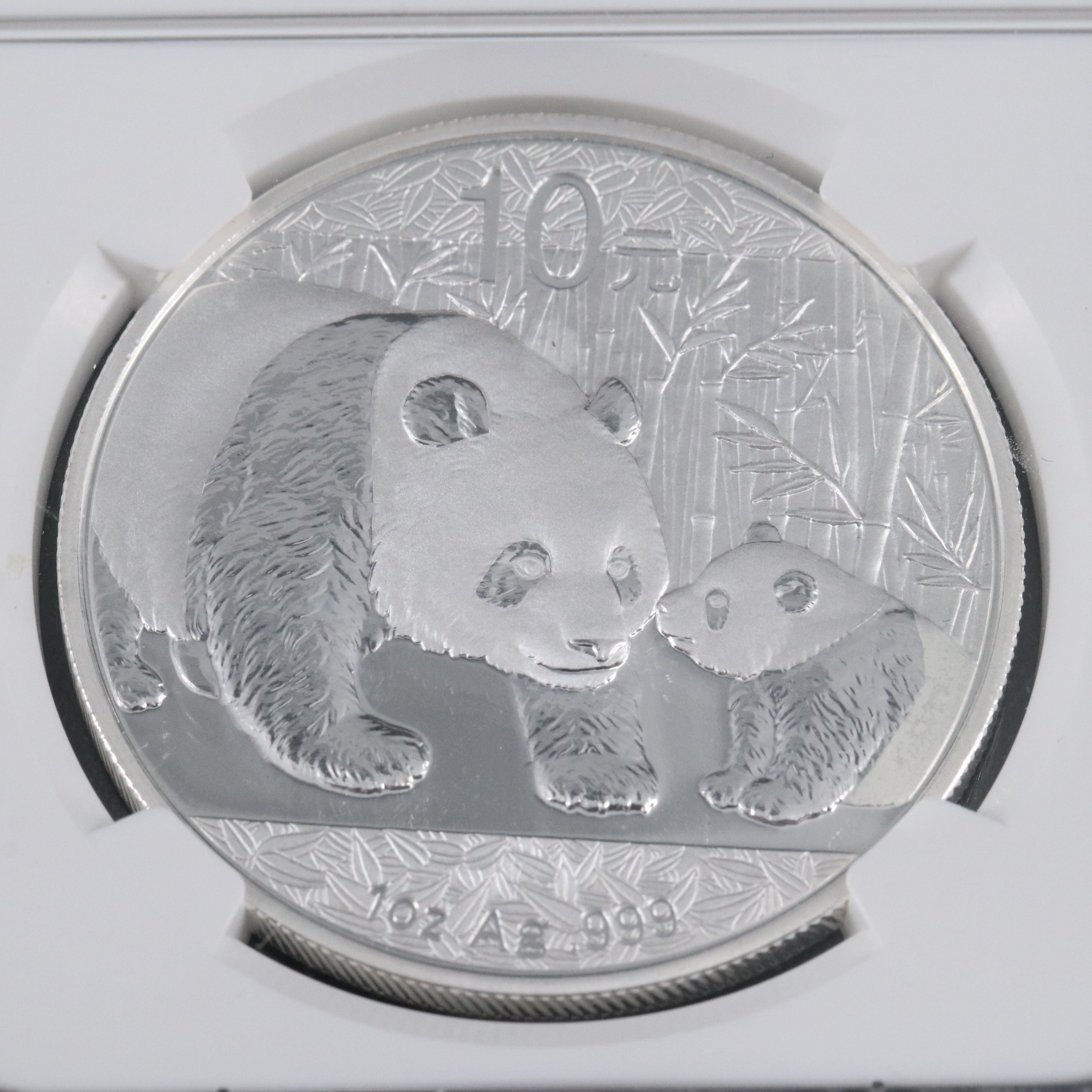NGC MS70 2011 China 10 Yuan Panda