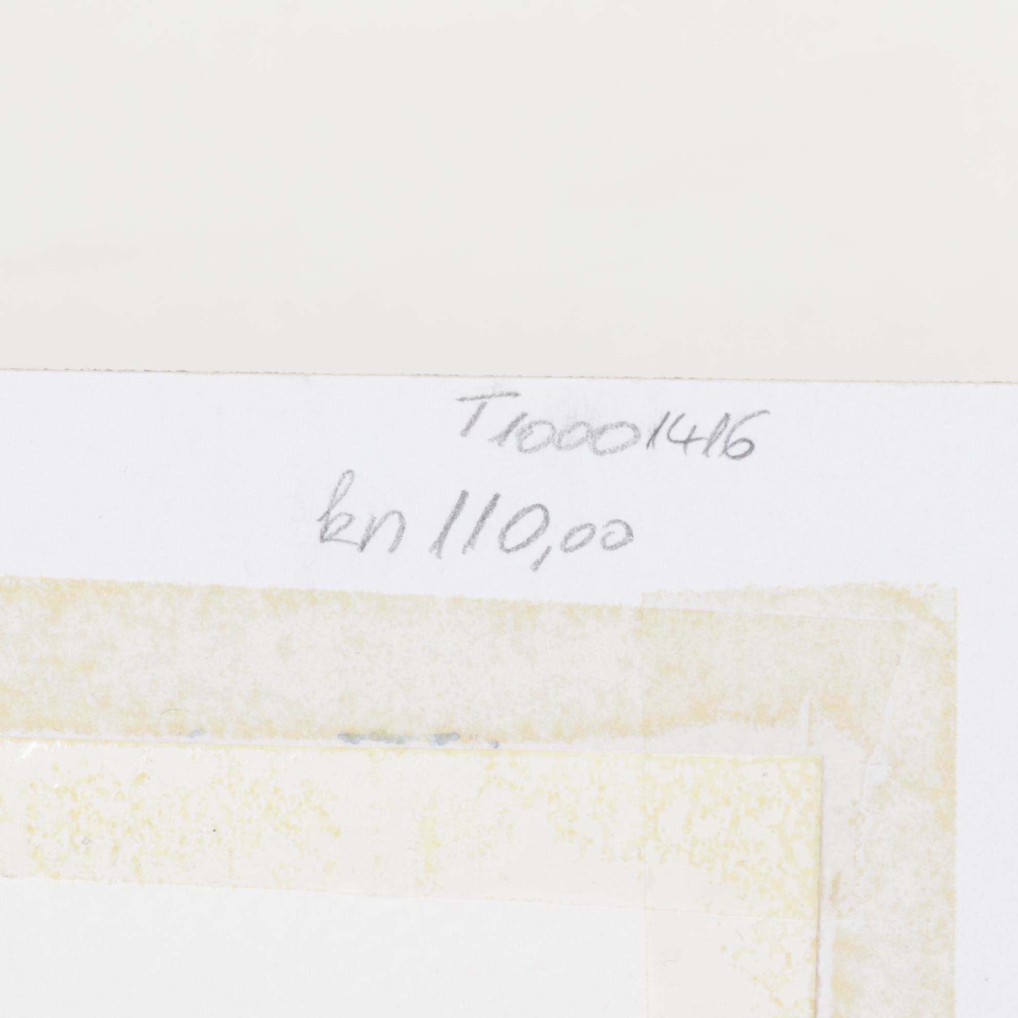 Dubravka Bratoš Krasnić Watercolor Seaside Landscape in Contrasting Colors