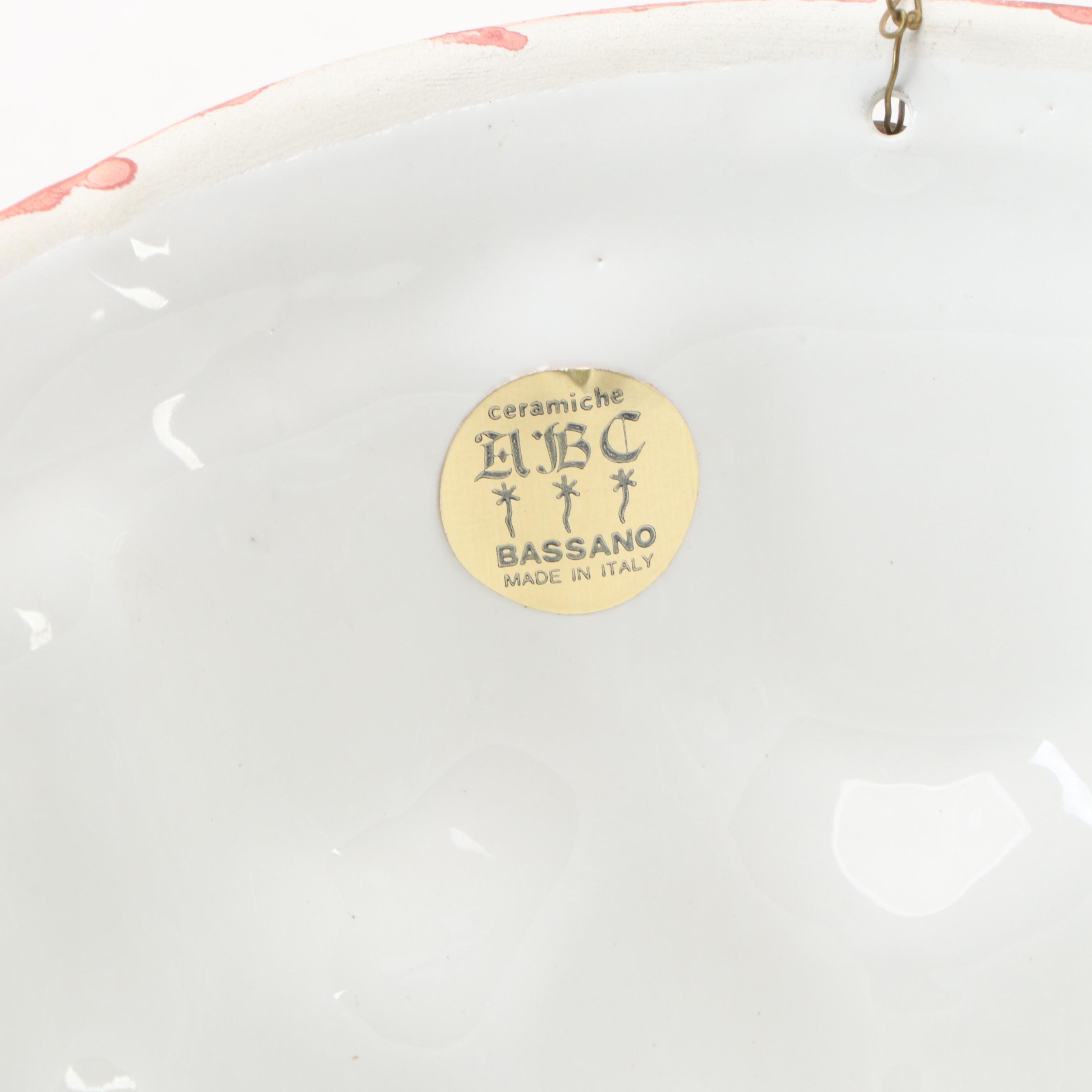 Bassano Majolica Cake Molds with Other Italian Ceramic Ashtrays