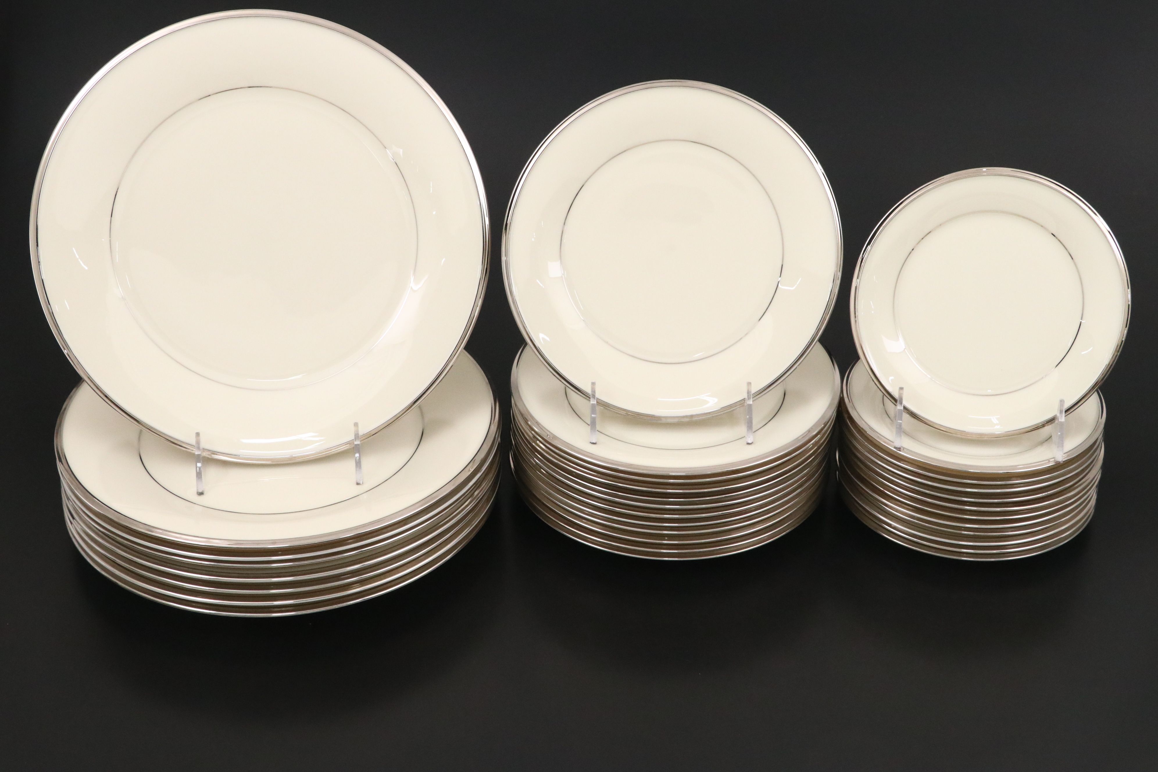 Lenox Dimension Collection "Solitaire" Porcelain Dinnerware