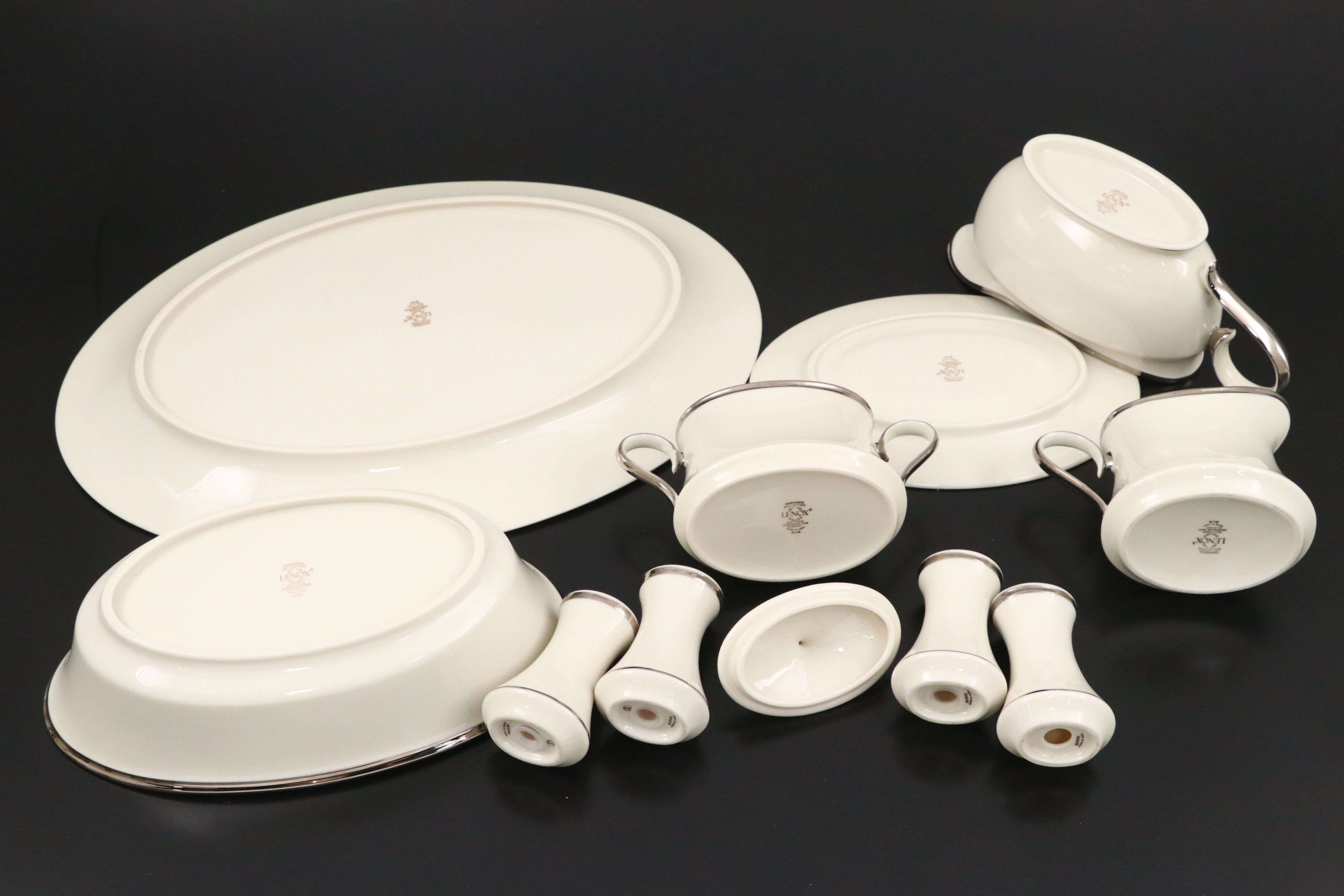 Lenox Dimension Collection "Solitaire" Porcelain Dinnerware
