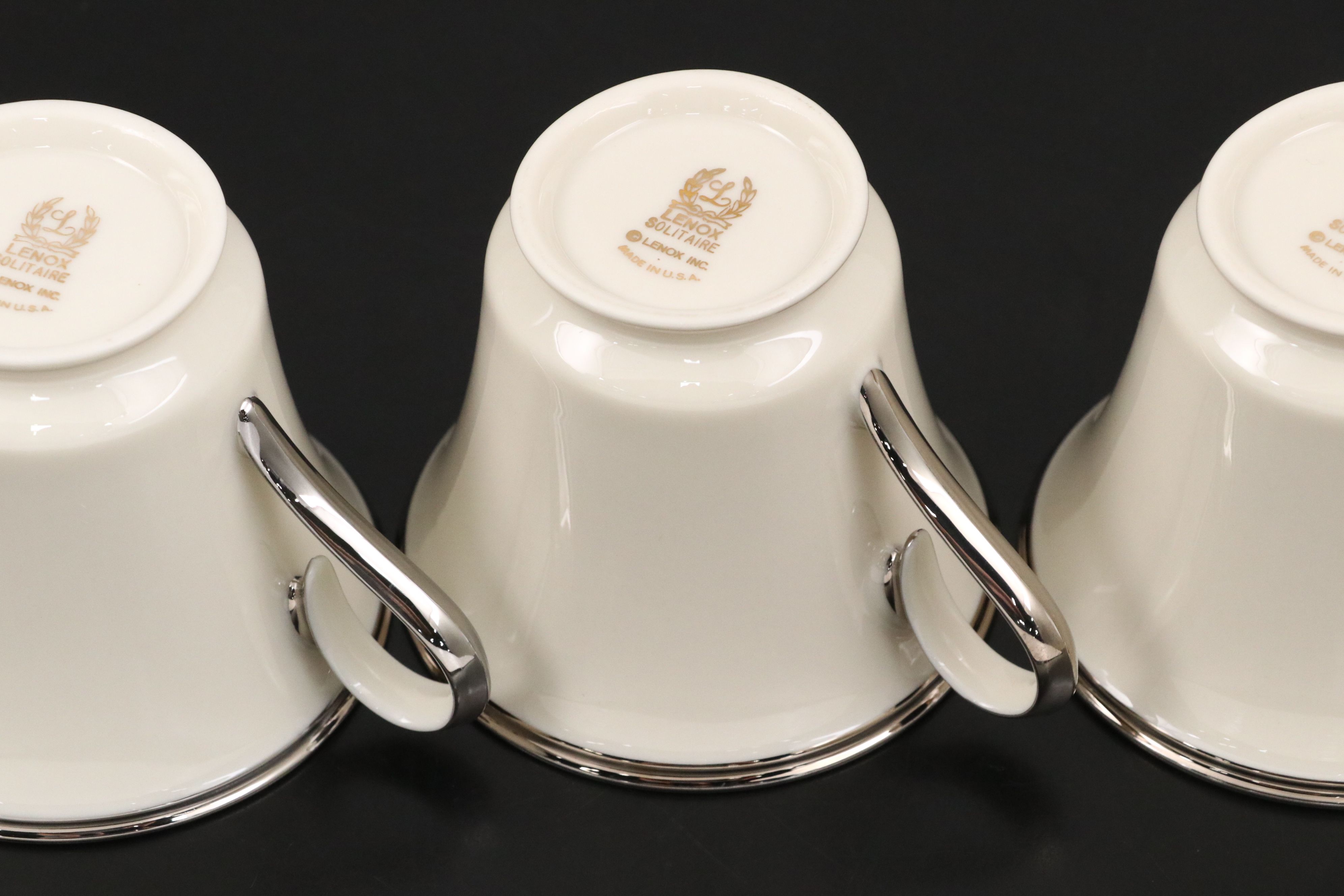 Lenox Dimension Collection "Solitaire" Porcelain Dinnerware