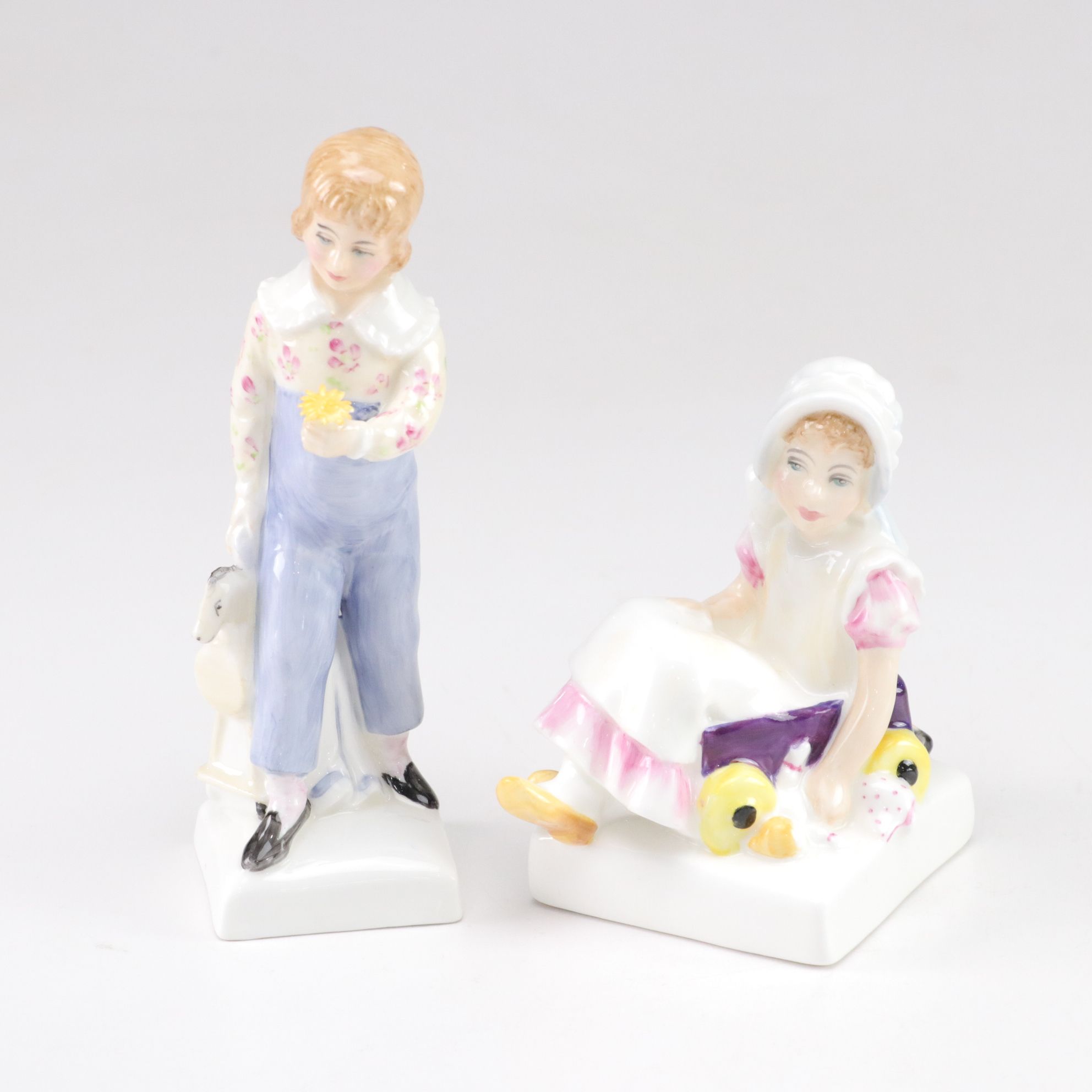 Royal Doulton Bone China "Tom", "Kathy" and "Nell" in Kate Greenaway Collection