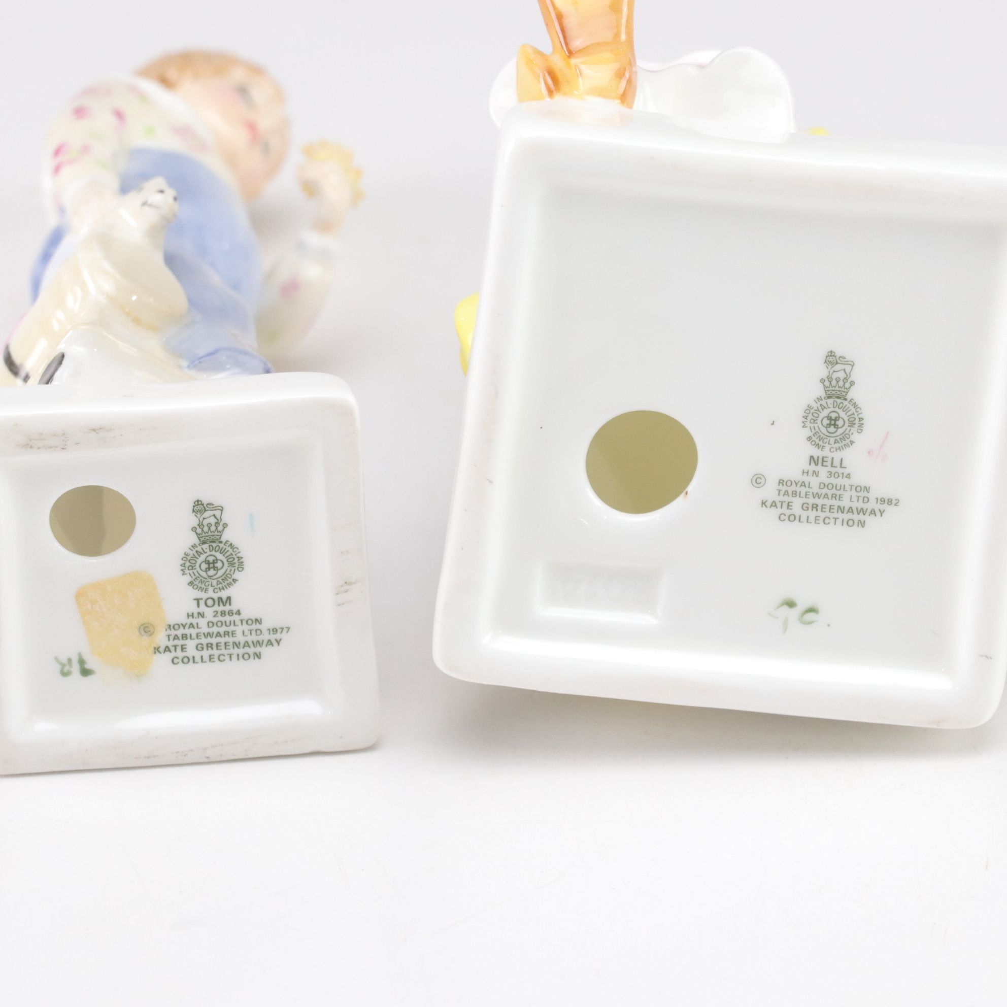 Royal Doulton Bone China "Tom", "Kathy" and "Nell" in Kate Greenaway Collection