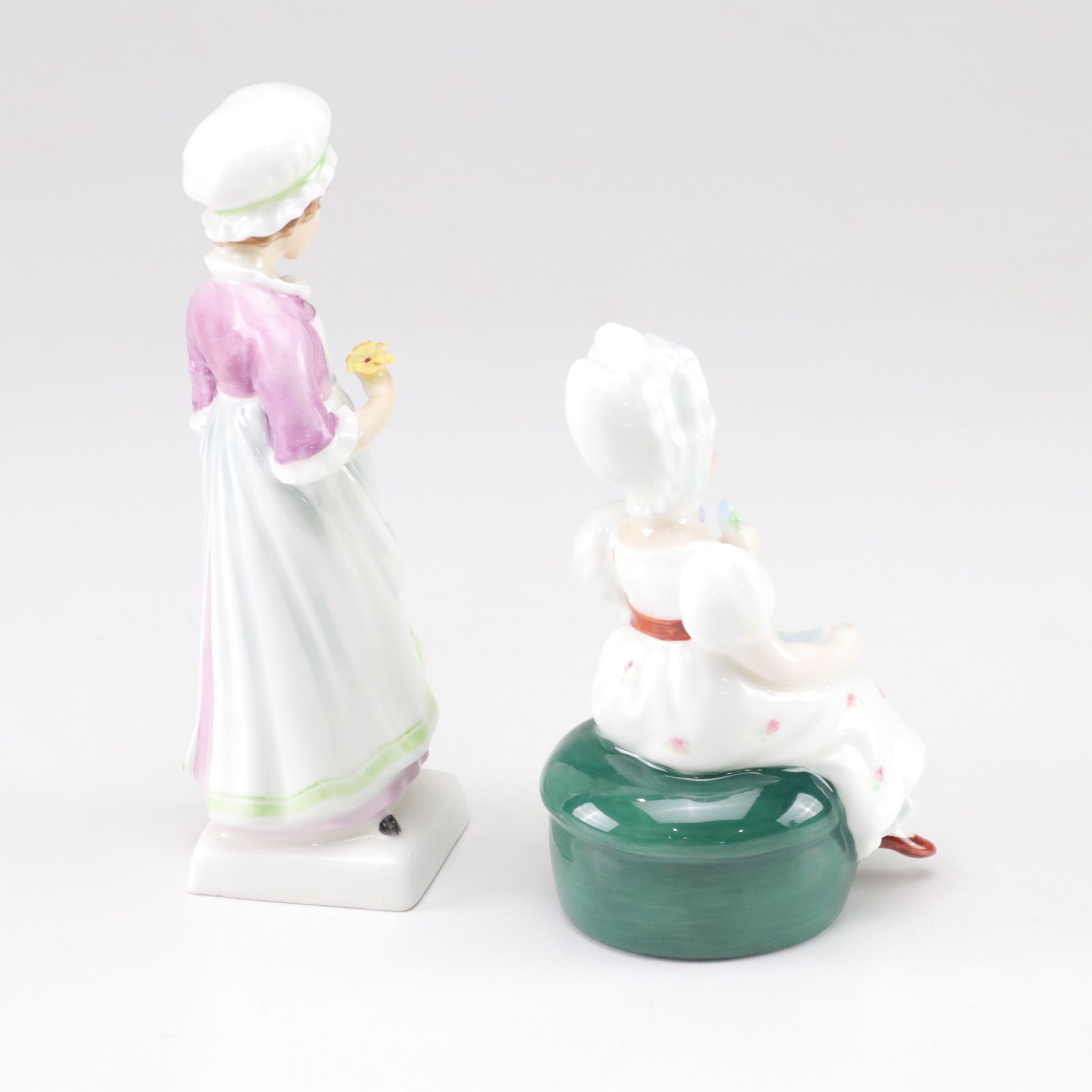 Royal Doulton Bone China "Tom", "Kathy" and "Nell" in Kate Greenaway Collection