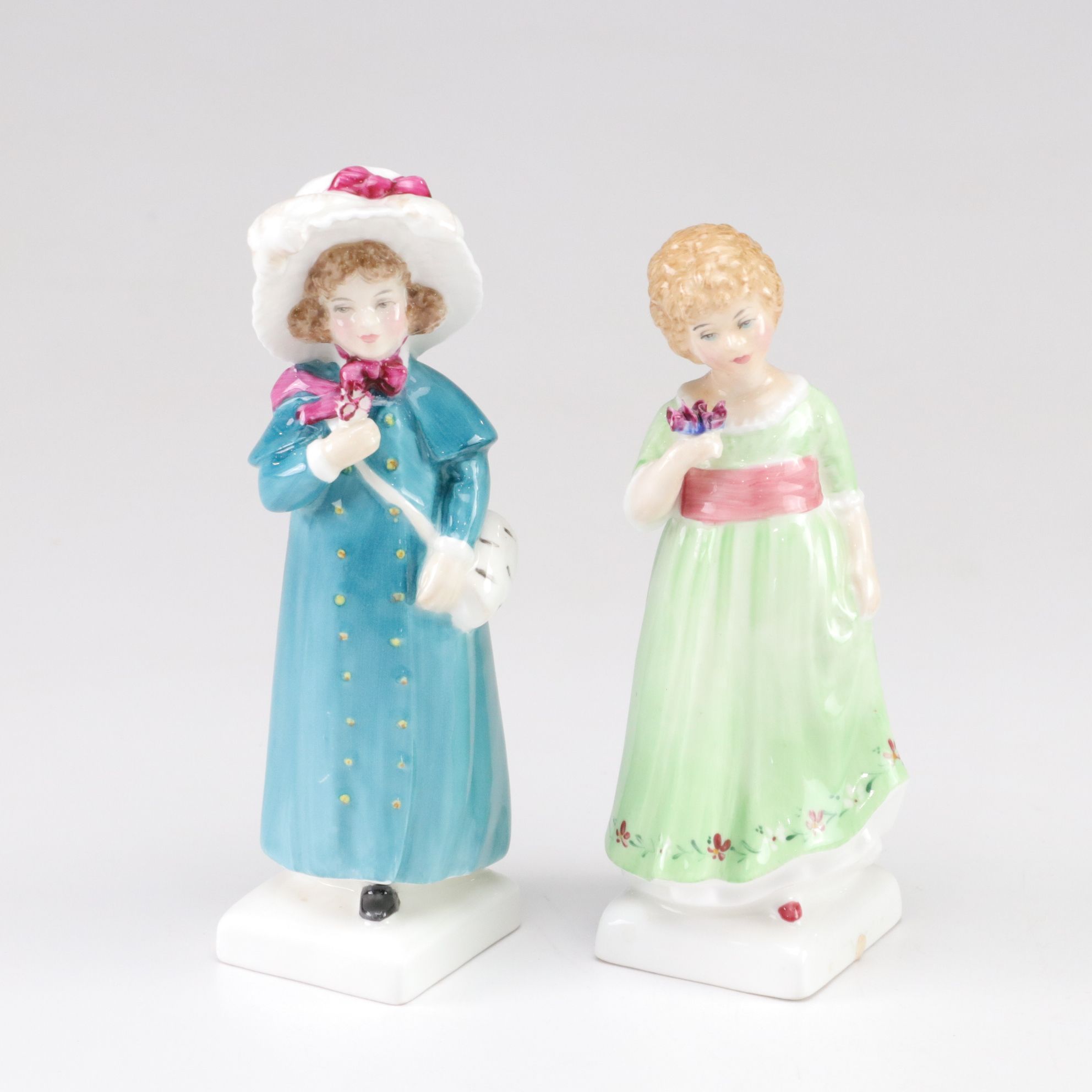 Royal Doulton Bone China "Tom", "Kathy" and "Nell" in Kate Greenaway Collection