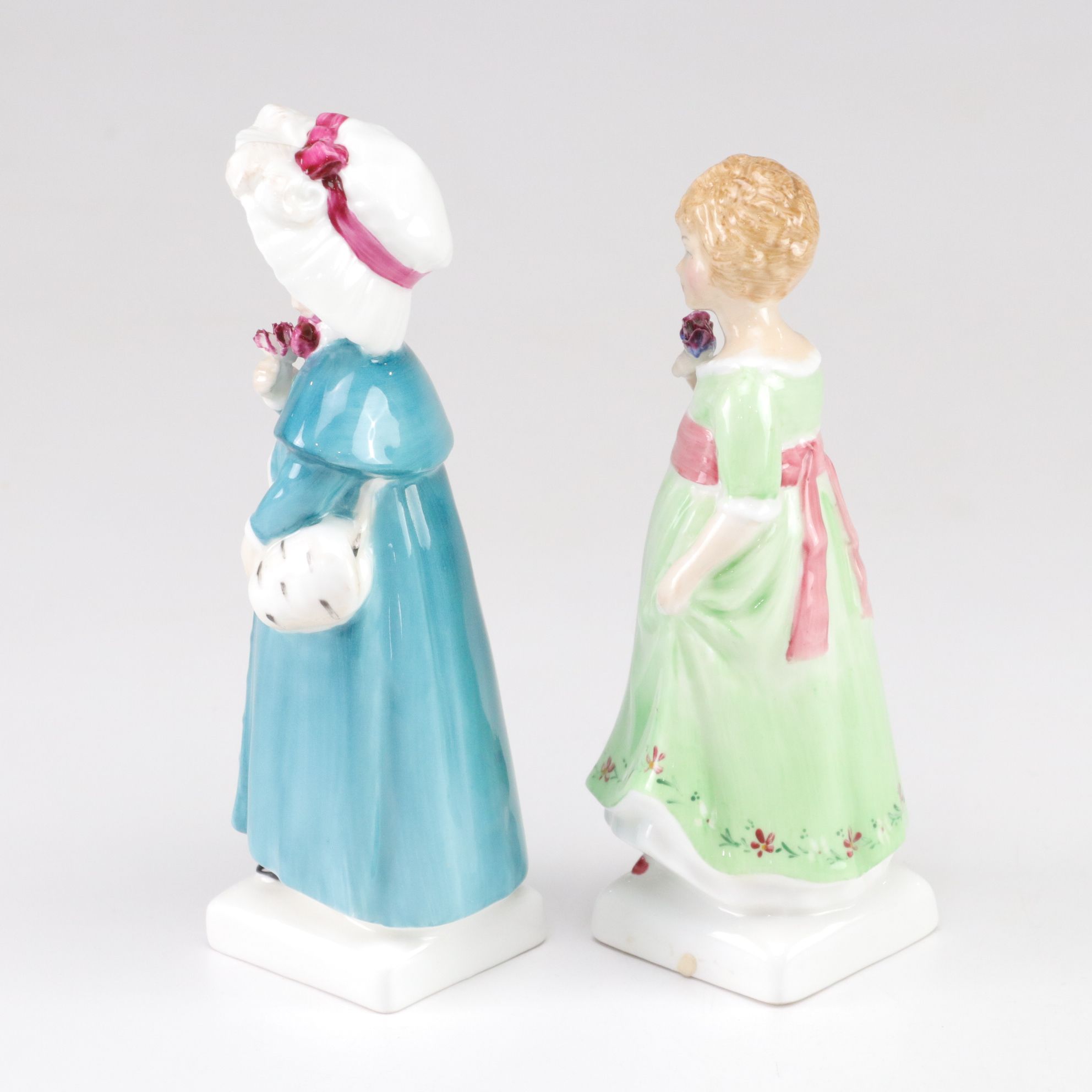 Royal Doulton Bone China "Tom", "Kathy" and "Nell" in Kate Greenaway Collection