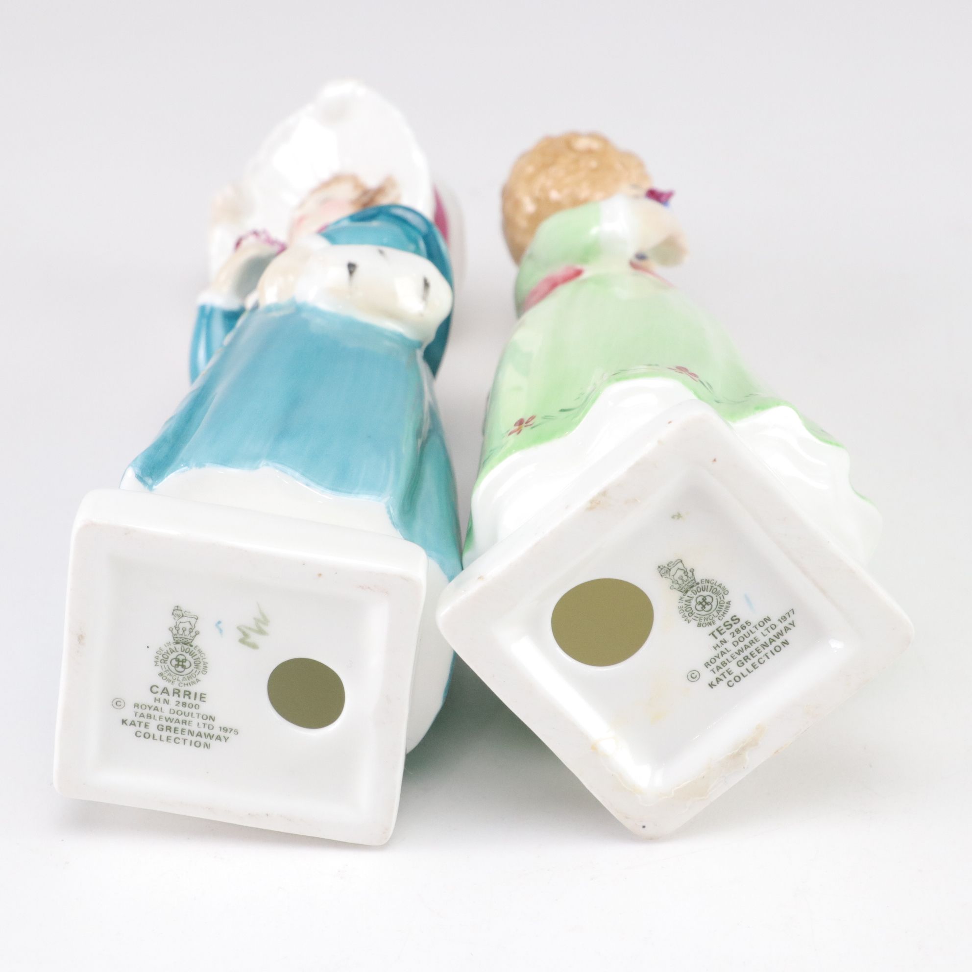 Royal Doulton Bone China "Tom", "Kathy" and "Nell" in Kate Greenaway Collection