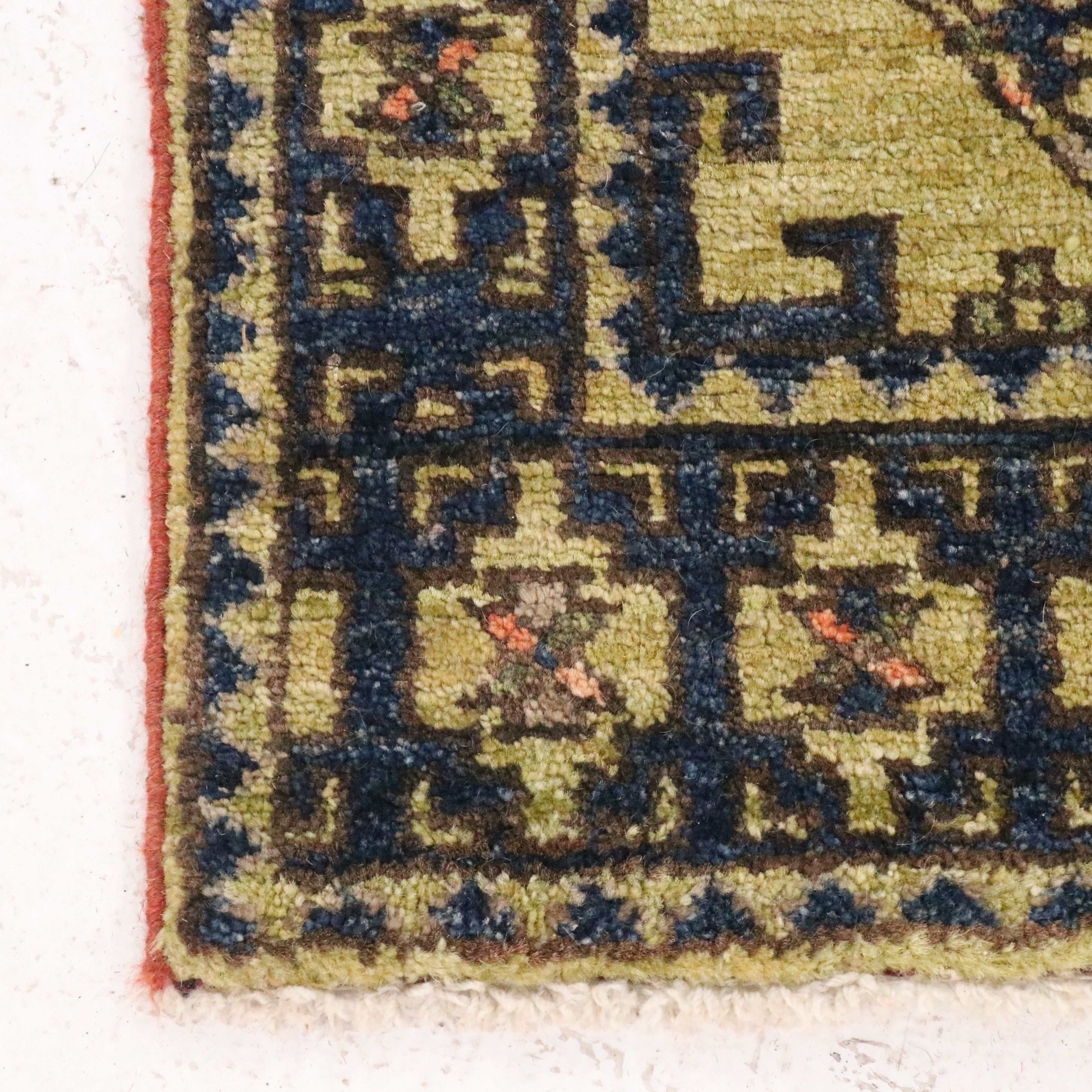 2'1 x 3'1 Hand-Knotted Turkmen Ersari Gul Accent Rug