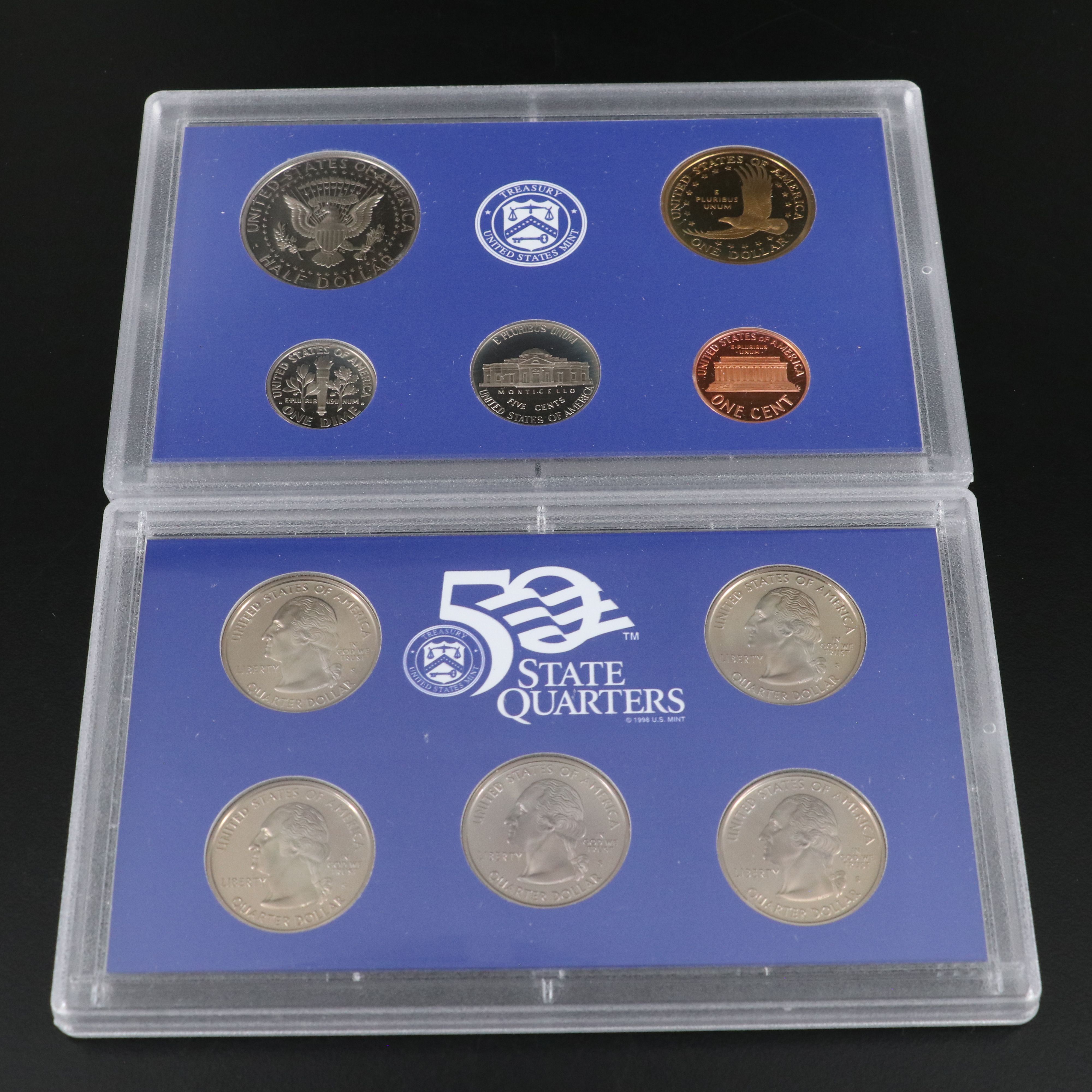 Fifteen Modern U.S. Proof Sets 1991-2006 Missing Only 2001
