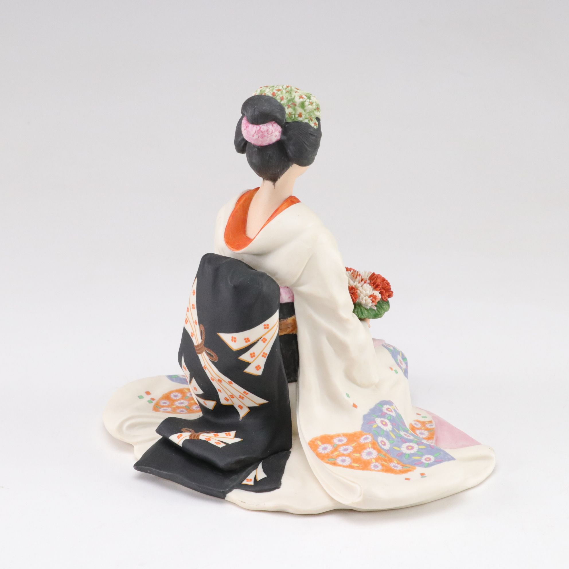 Japanese Porcelain Figurines Featuring "Flower Princess" by Irene Spencer