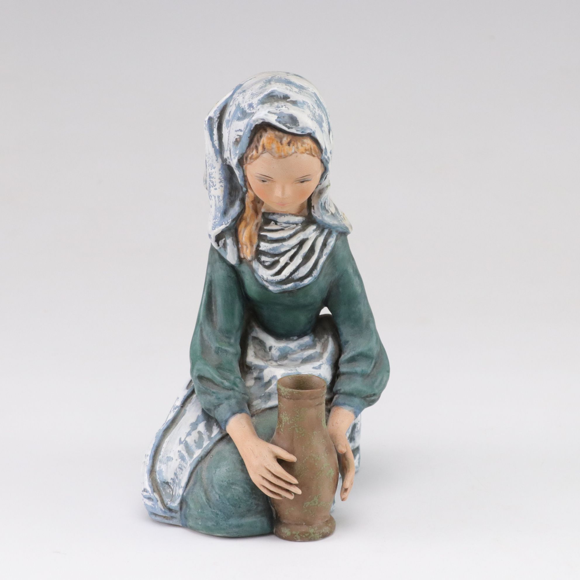 Japanese Porcelain Figurines Featuring "Flower Princess" by Irene Spencer