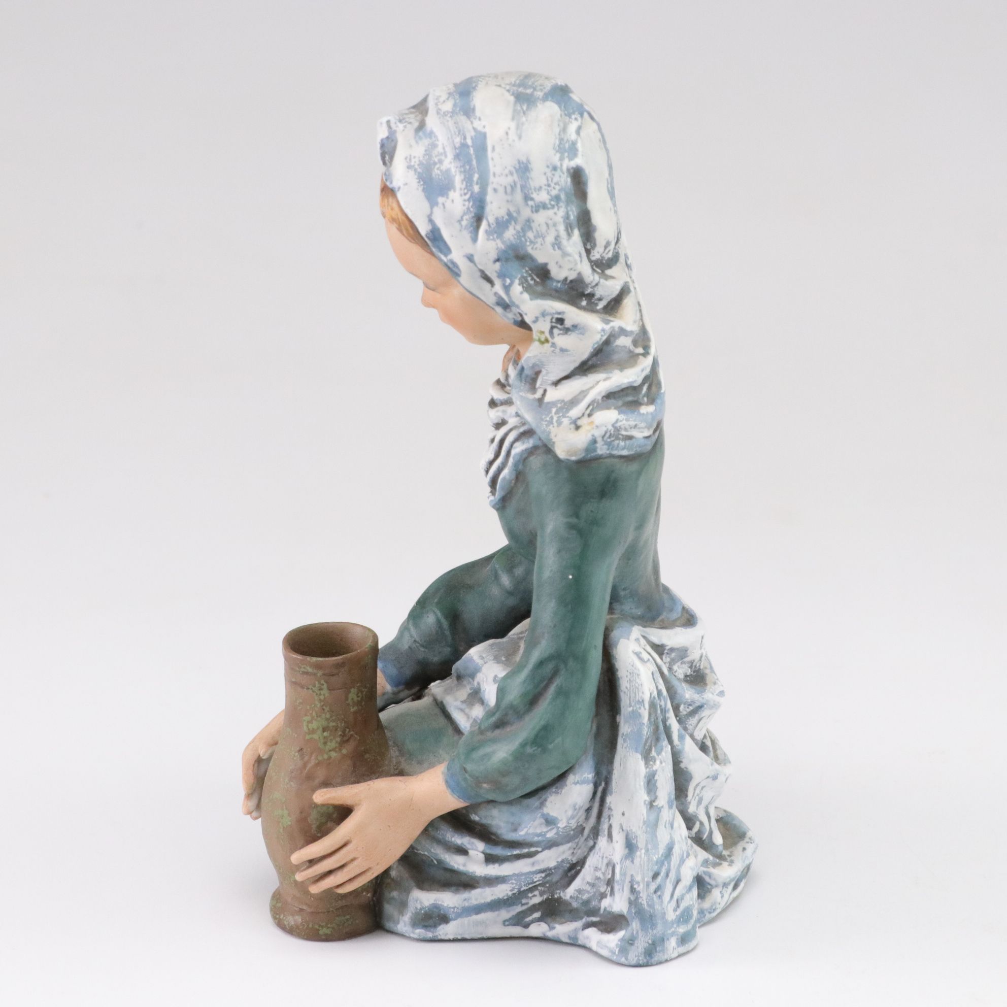 Japanese Porcelain Figurines Featuring "Flower Princess" by Irene Spencer