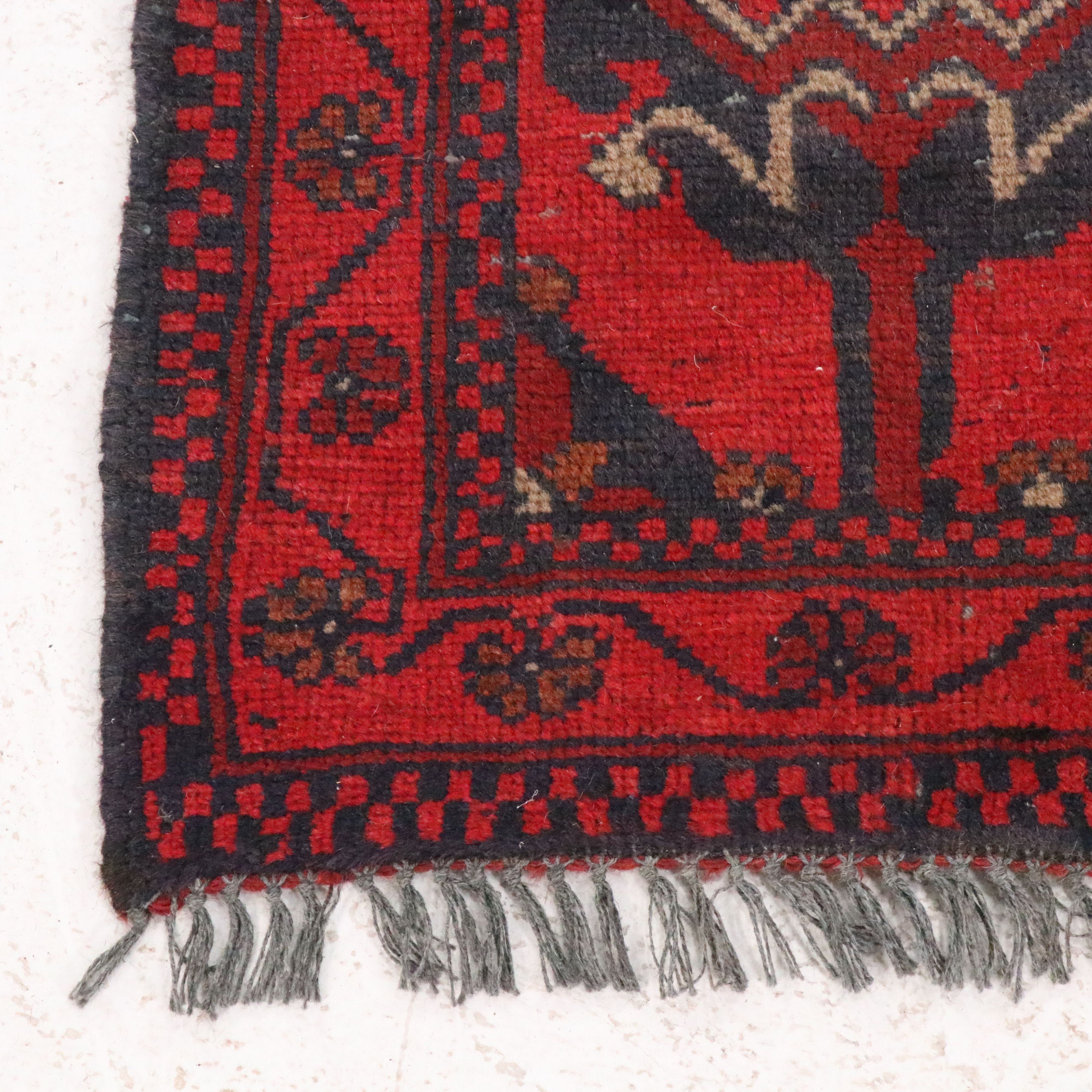 2'1 x 3'5 Hand-Knotted Afghan Kunduz Accent Rug