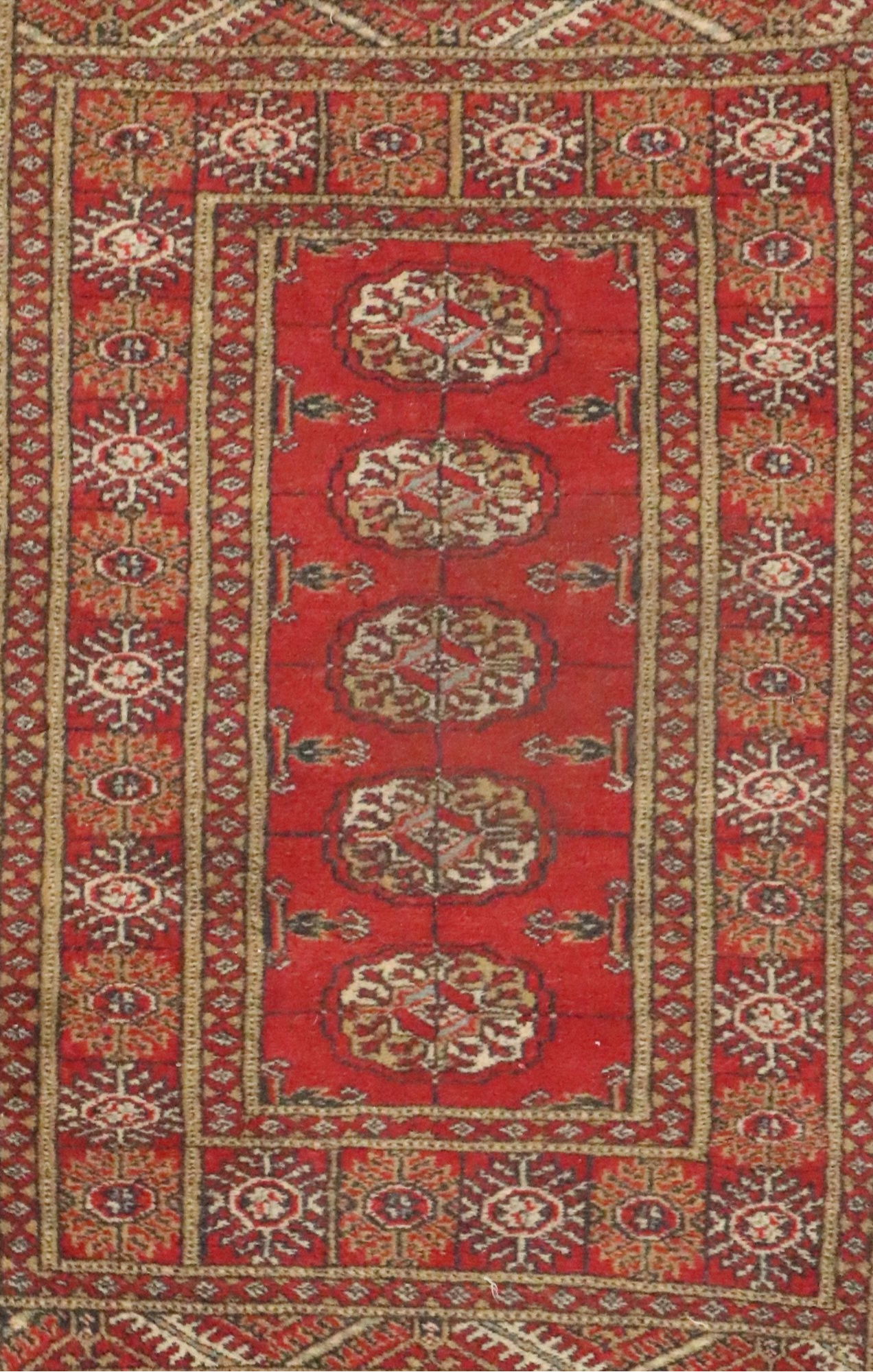 2'2 x 3'7 Hand-Knotted Bokhara Accent Rug