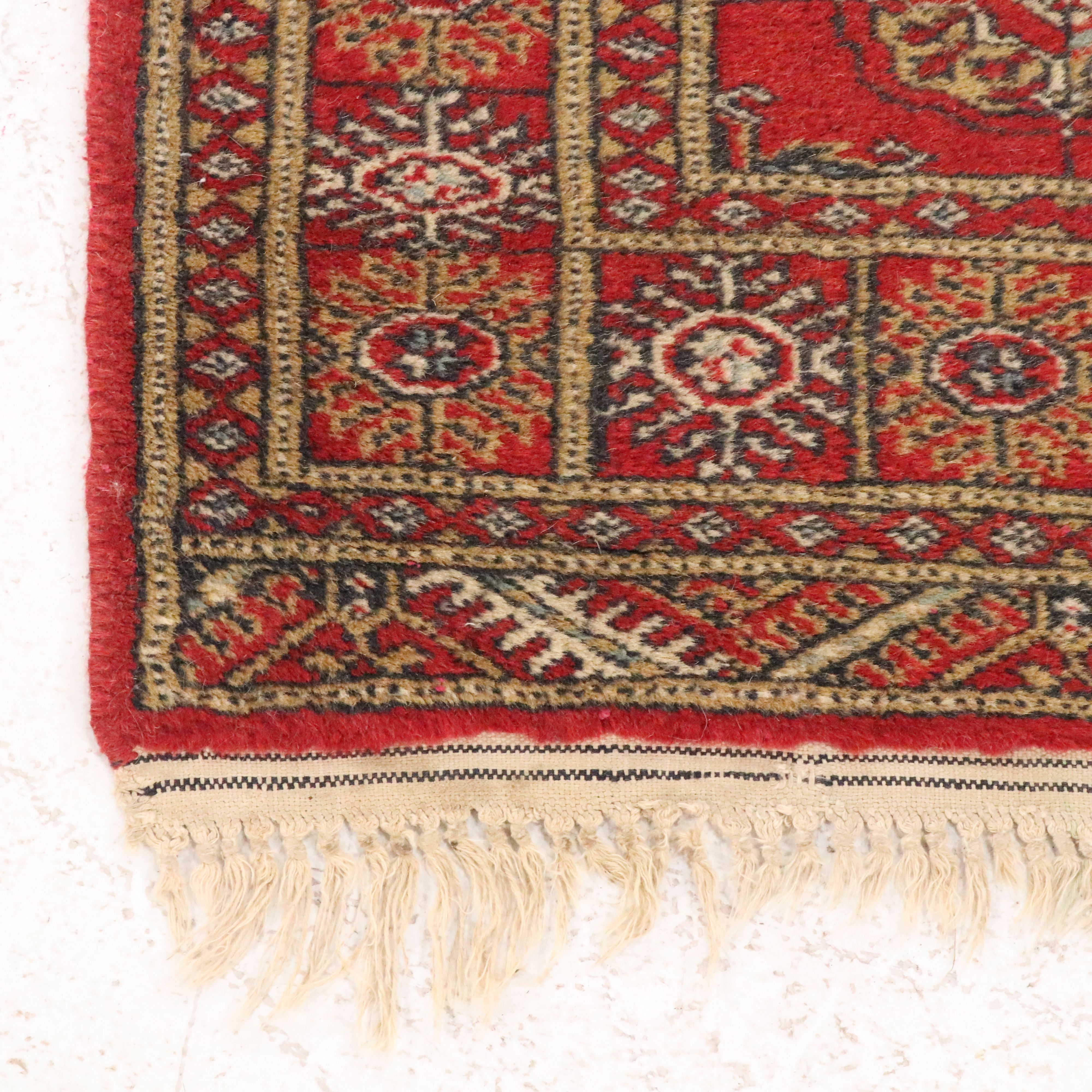 2'2 x 3'7 Hand-Knotted Bokhara Accent Rug