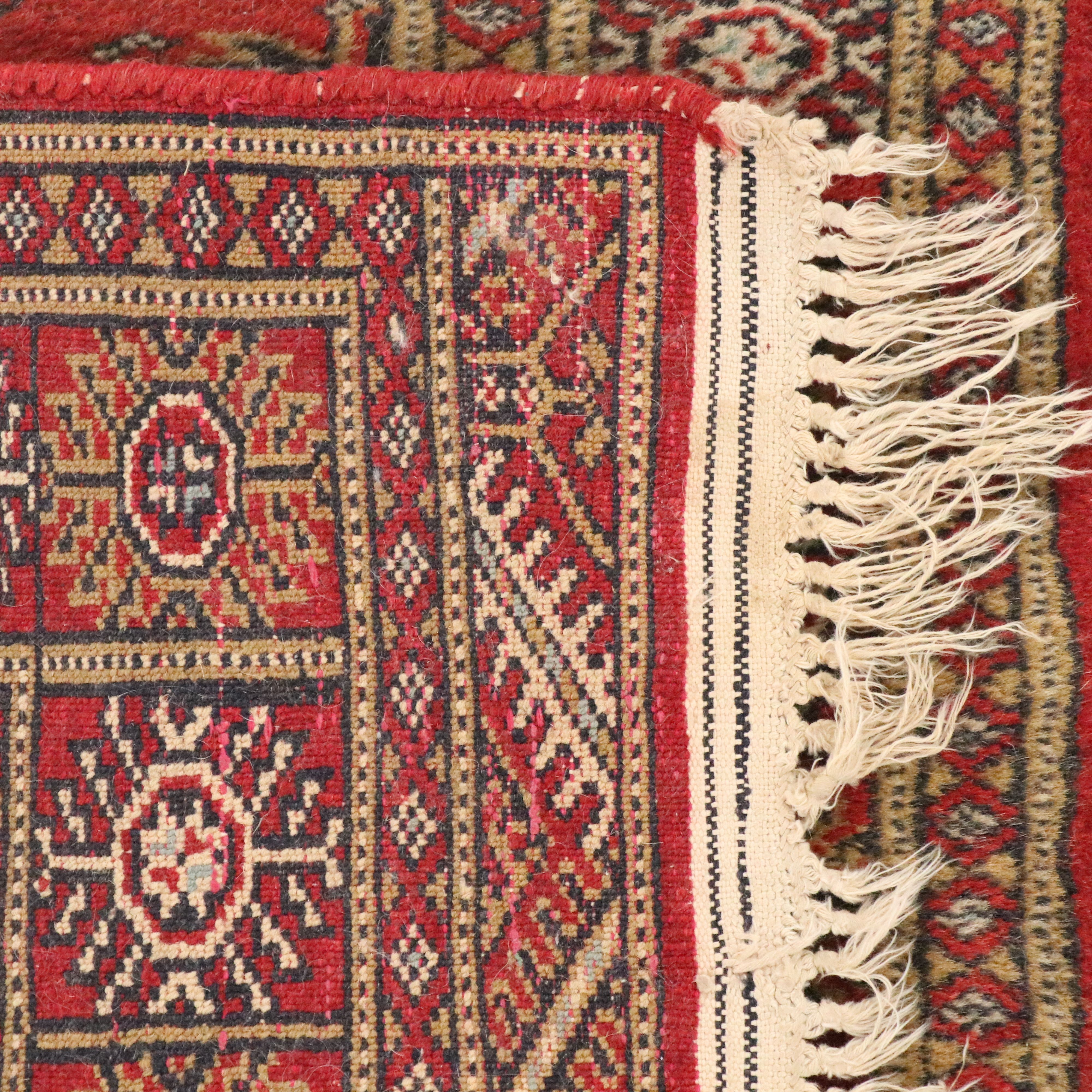 2'2 x 3'7 Hand-Knotted Bokhara Accent Rug