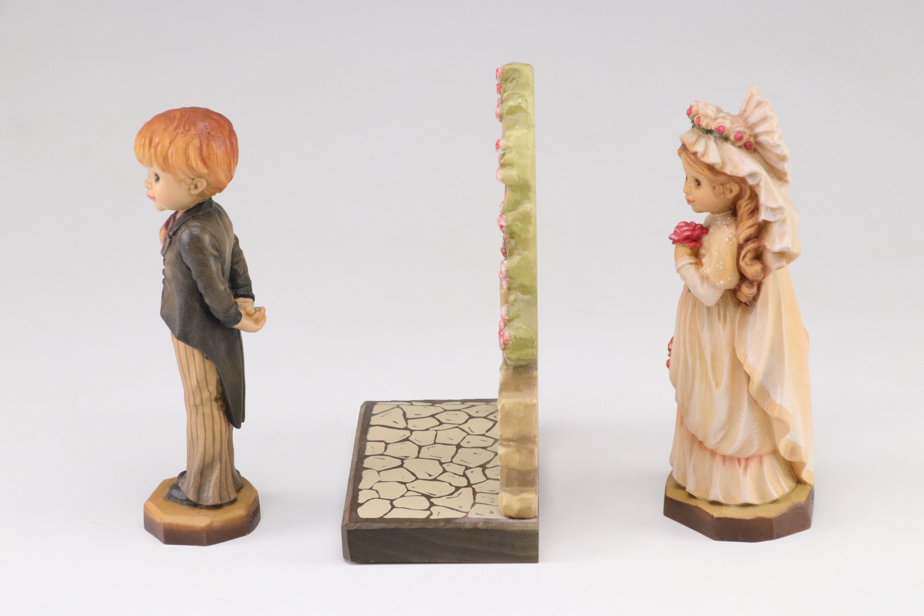 Sarah Kay for ANRI "Bride and Groom", "Rose Gate" and More Carved Wood Figurines