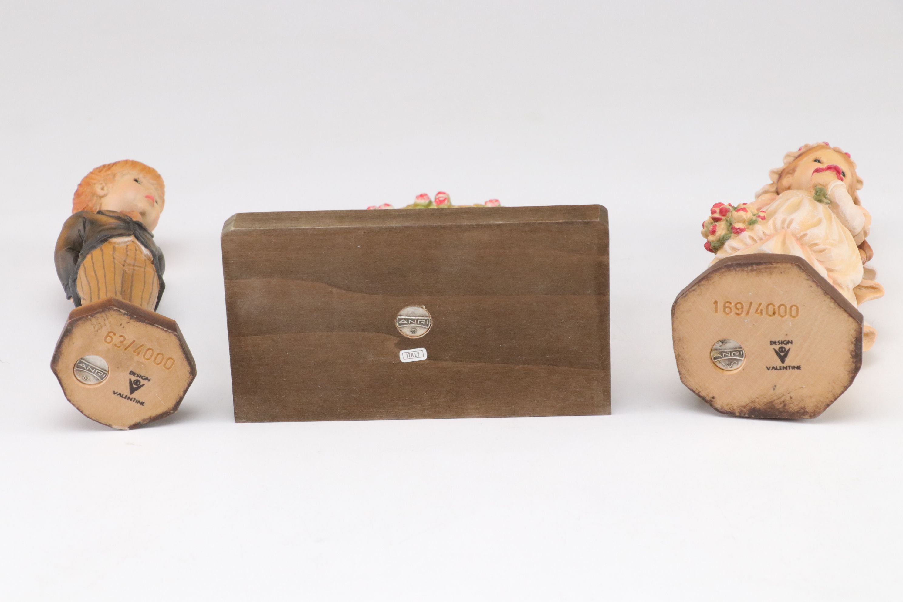 Sarah Kay for ANRI "Bride and Groom", "Rose Gate" and More Carved Wood Figurines