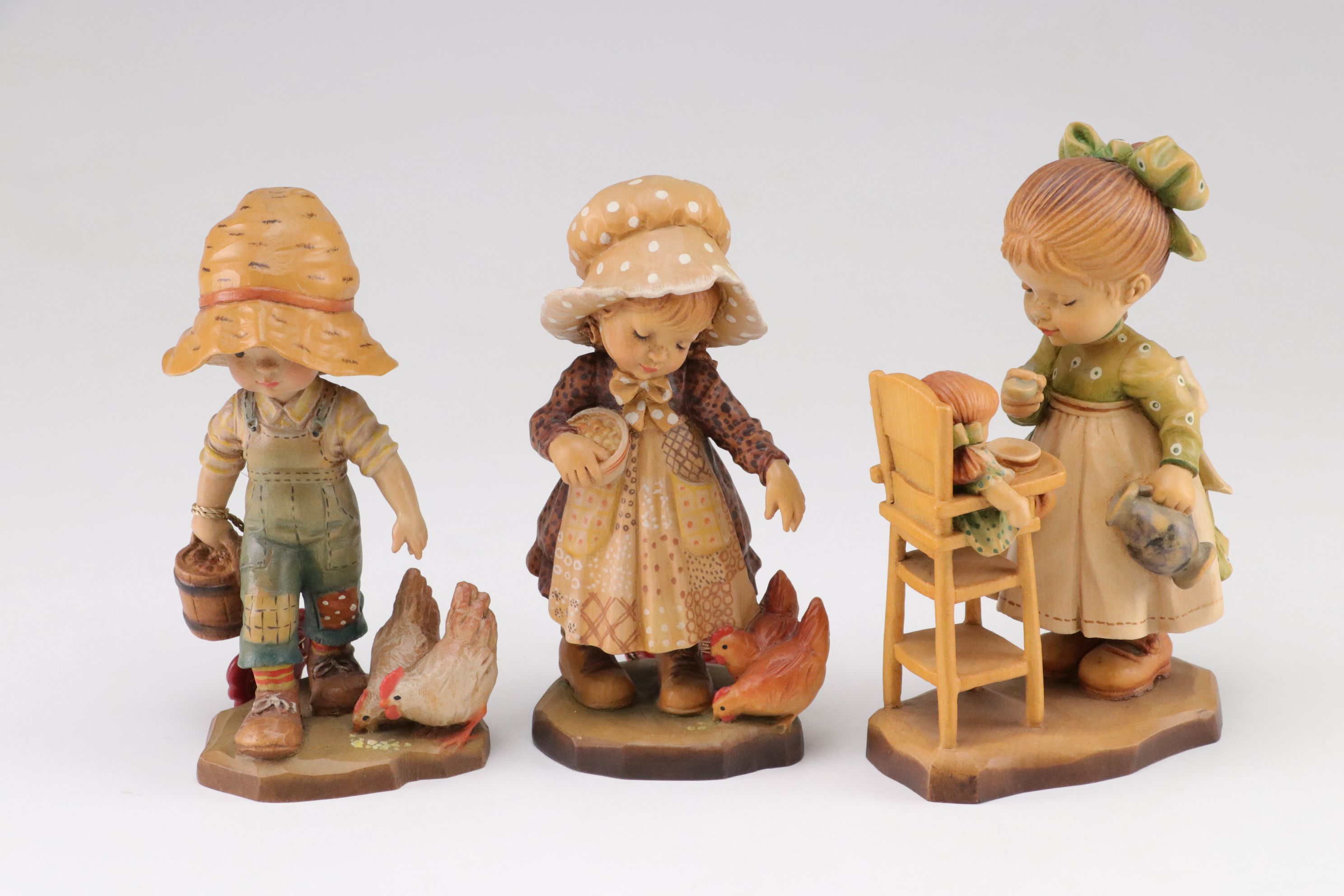 Sarah Kay for ANRI "Bride and Groom", "Rose Gate" and More Carved Wood Figurines