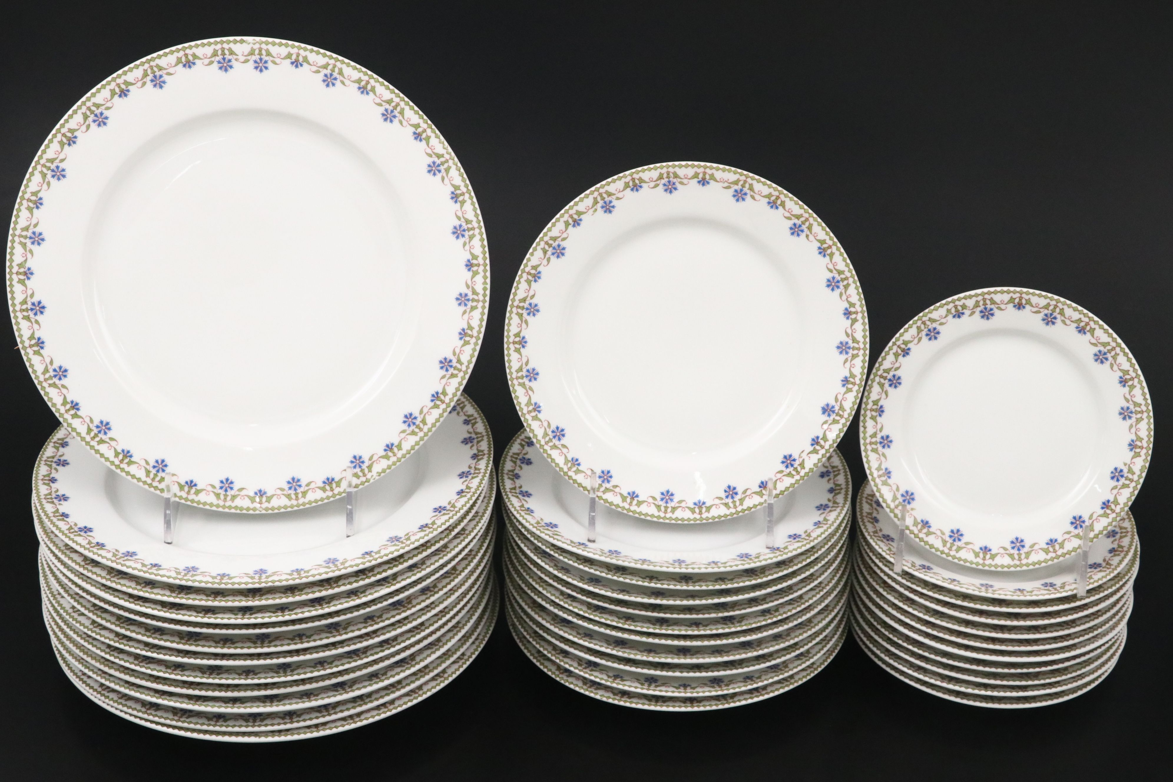 Tressemanes & Vogt Limoges Porcelain Dinnerware, Late 19th/ Early 20th Century