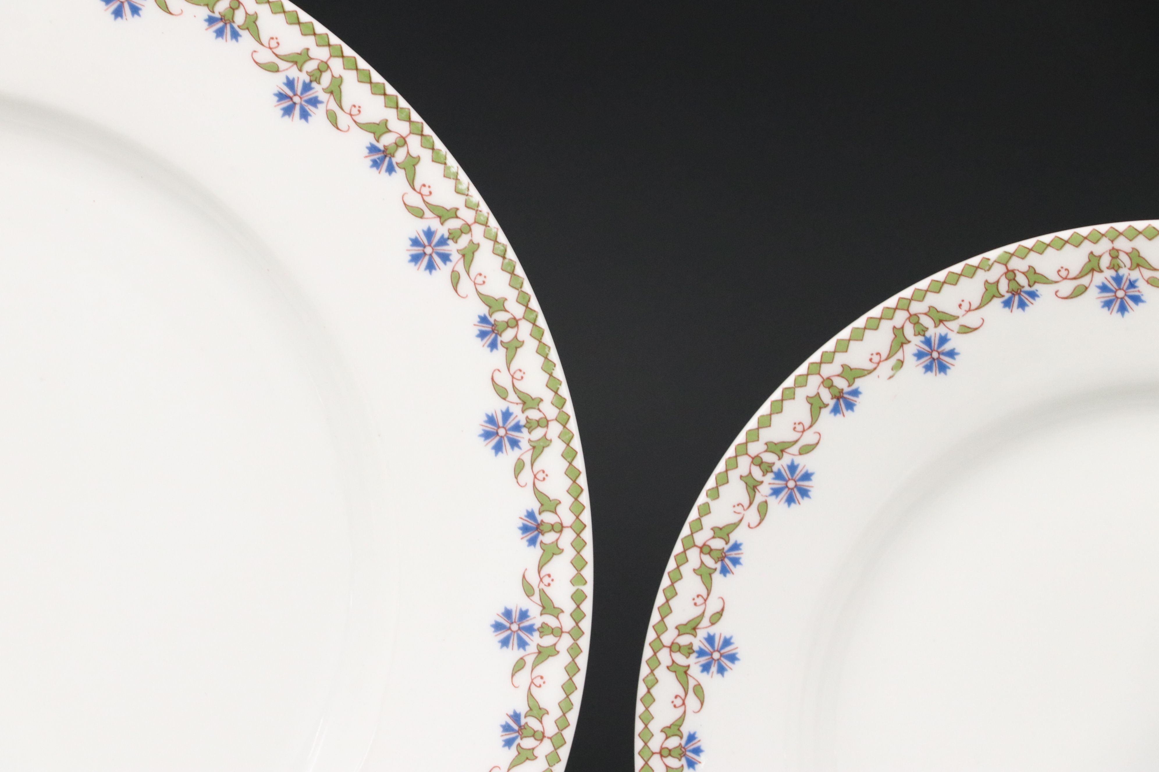 Tressemanes & Vogt Limoges Porcelain Dinnerware, Late 19th/ Early 20th Century
