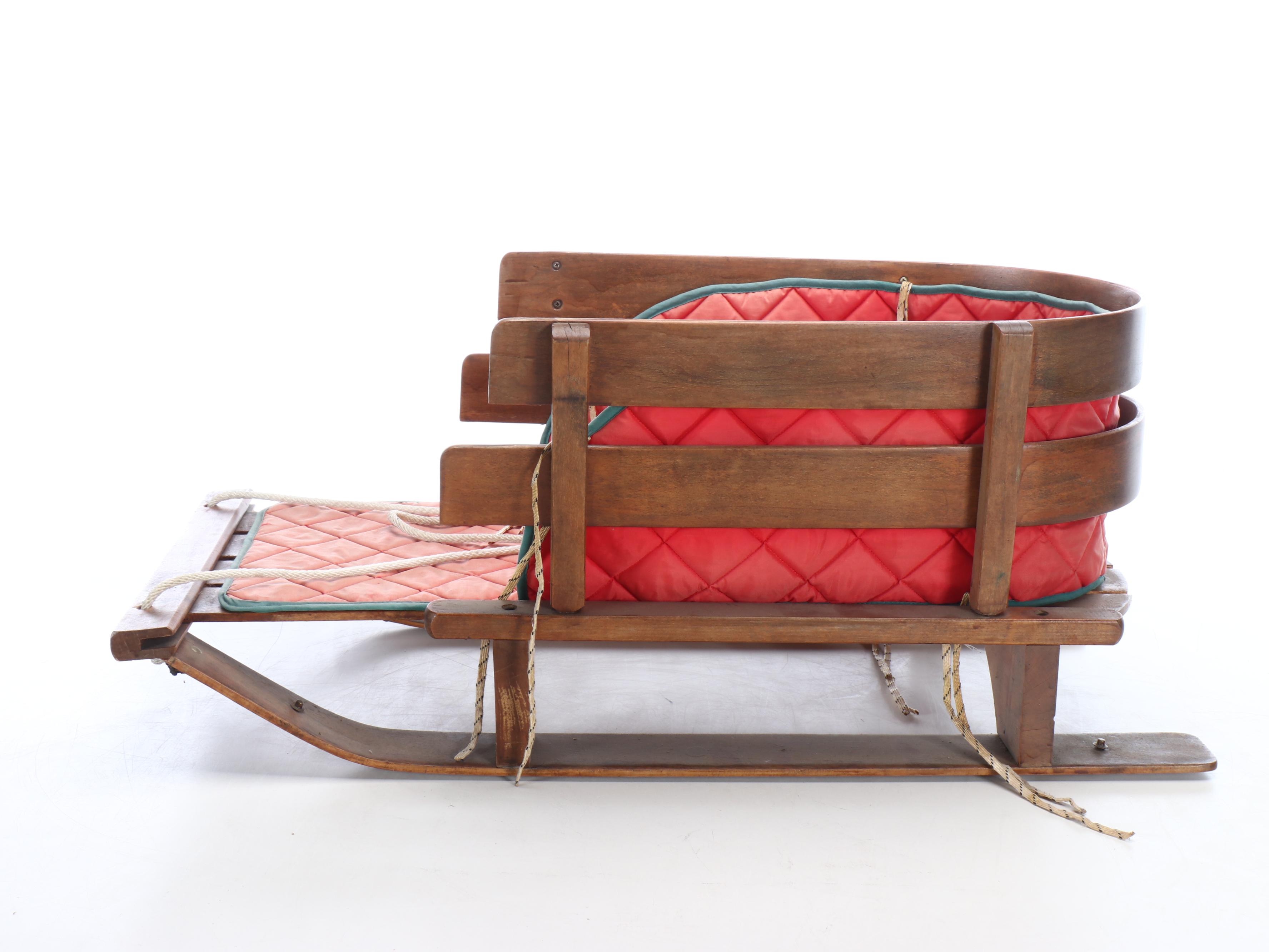 Children's Wooden Pull Sled