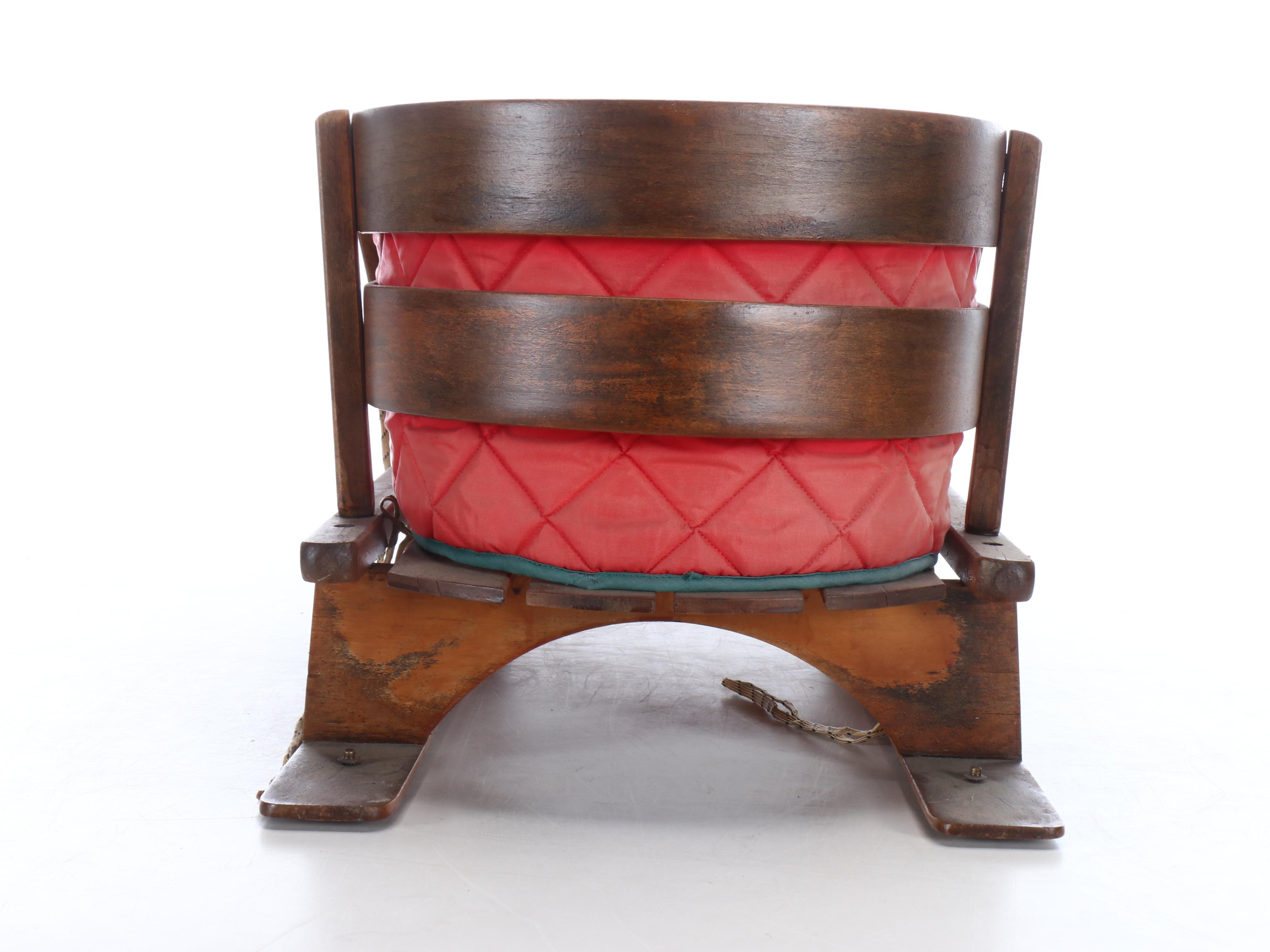 Children's Wooden Pull Sled