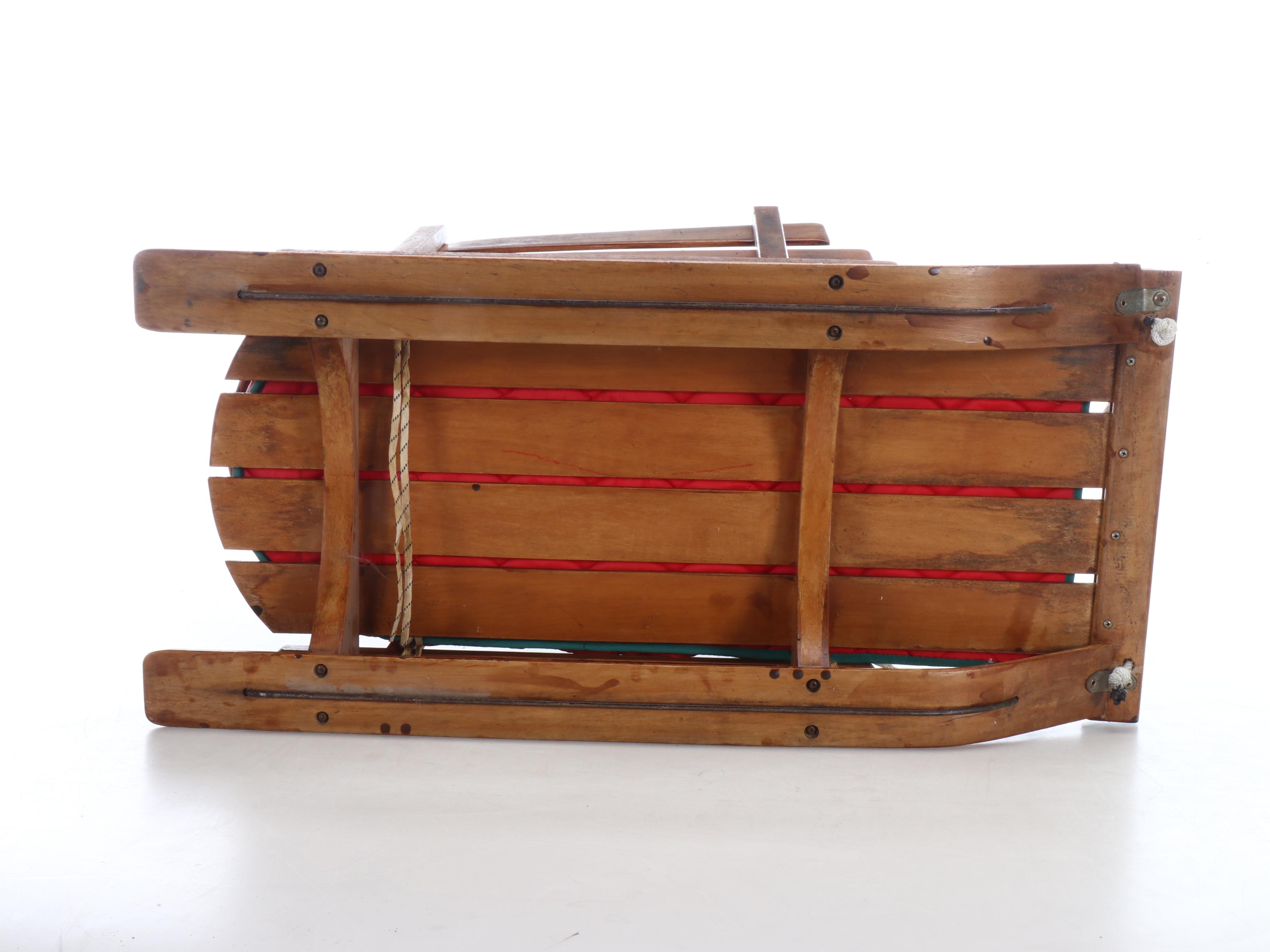 Children's Wooden Pull Sled