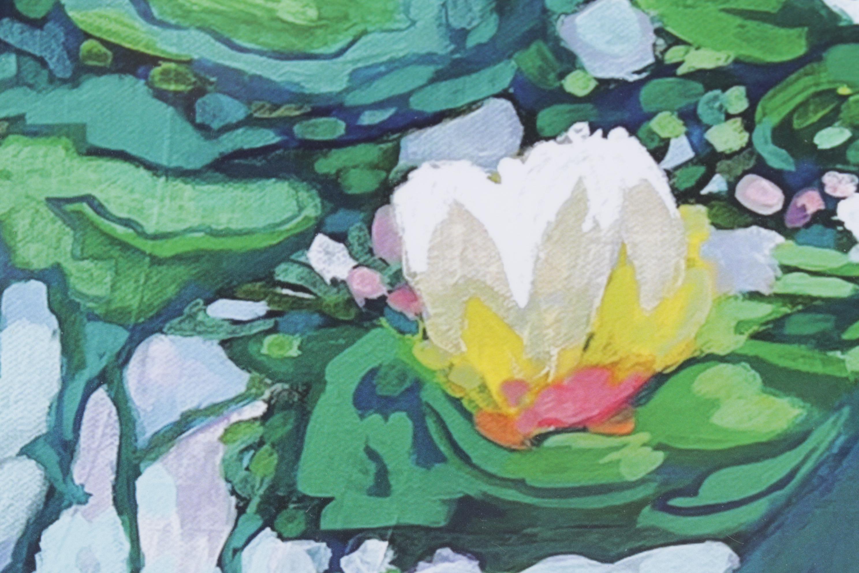 Surrealist Freshwater Landscape "In The Flow" Giclée on Paper, 2025