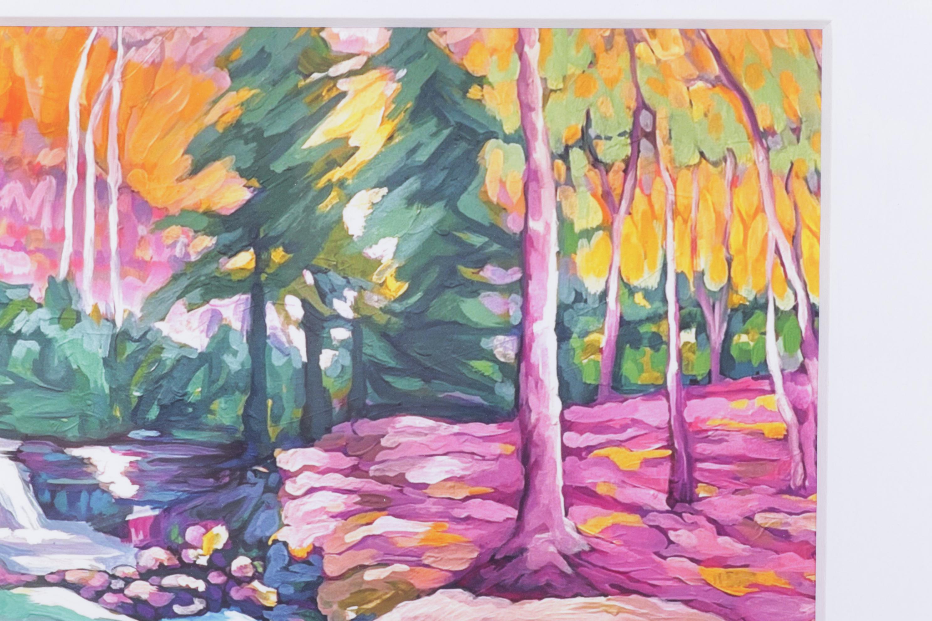 Surrealist Forest Landscape "New Beginnings" Giclée on Paper, 2025