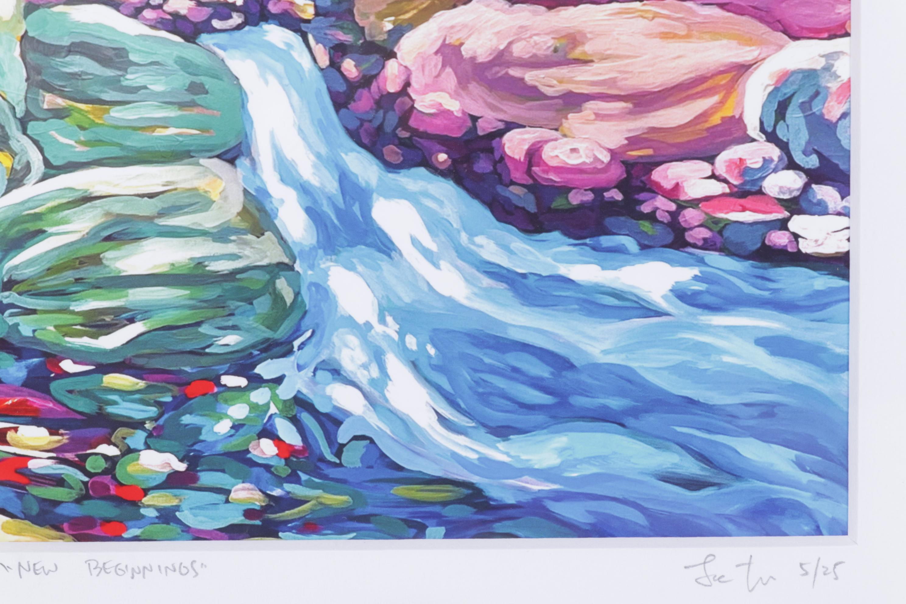 Surrealist Forest Landscape "New Beginnings" Giclée on Paper, 2025