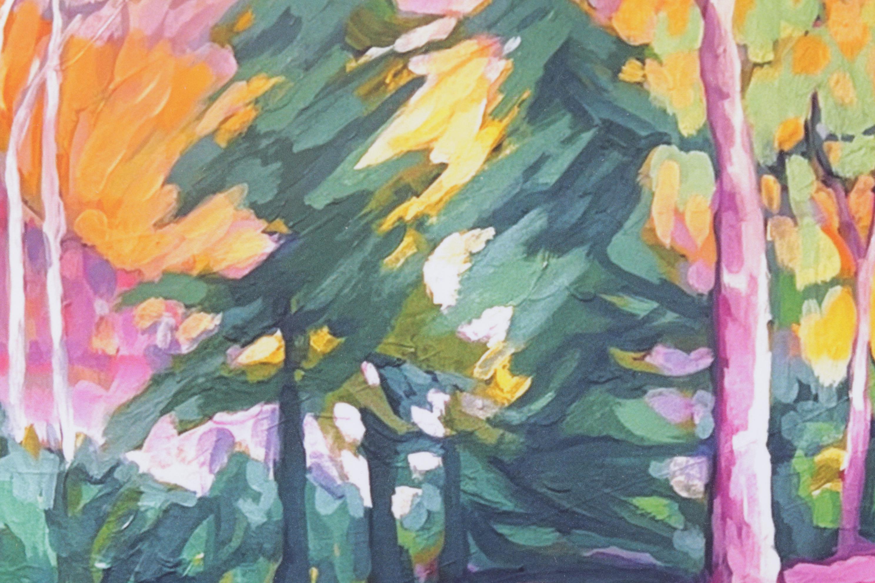 Surrealist Forest Landscape "New Beginnings" Giclée on Paper, 2025