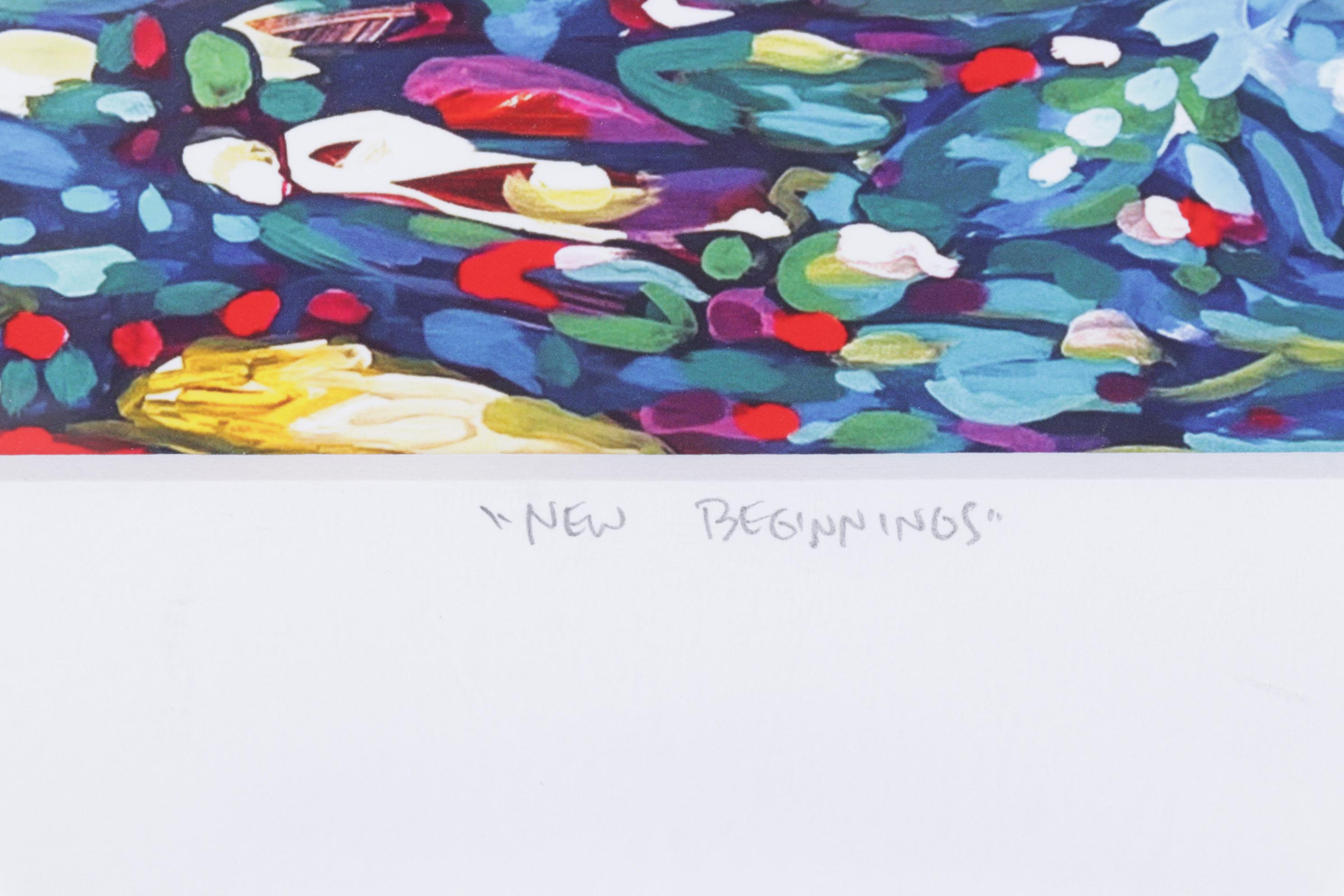 Surrealist Forest Landscape "New Beginnings" Giclée on Paper, 2025